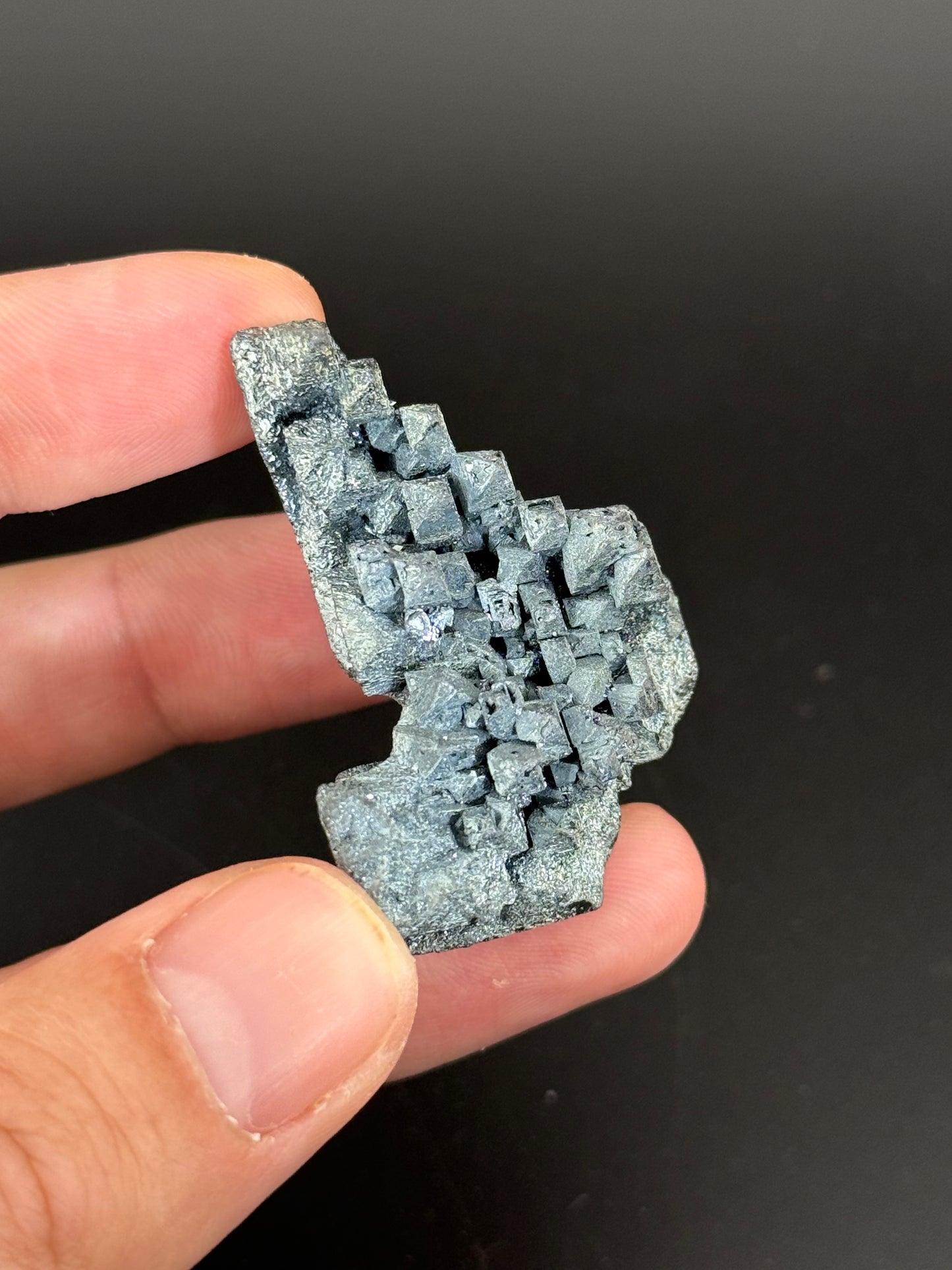Hematite pseudomorph after Magnetite, Payún Matrú Volcano, Agua Escondida Dist., Malargüe Dept., Mendoza Prov., Argentina