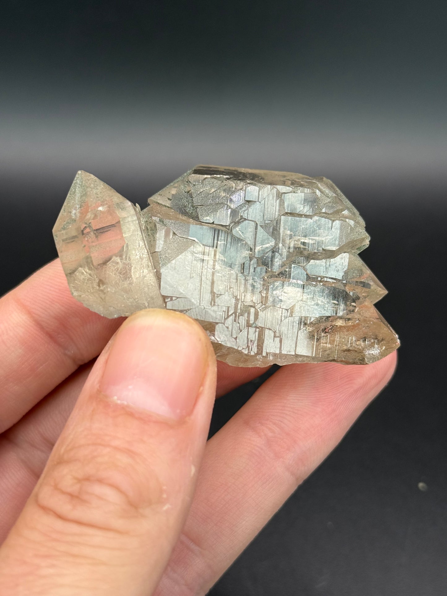 Gwindel Smoky Quartz, Val Cavrein, Disentis, Grisons, Switzerland