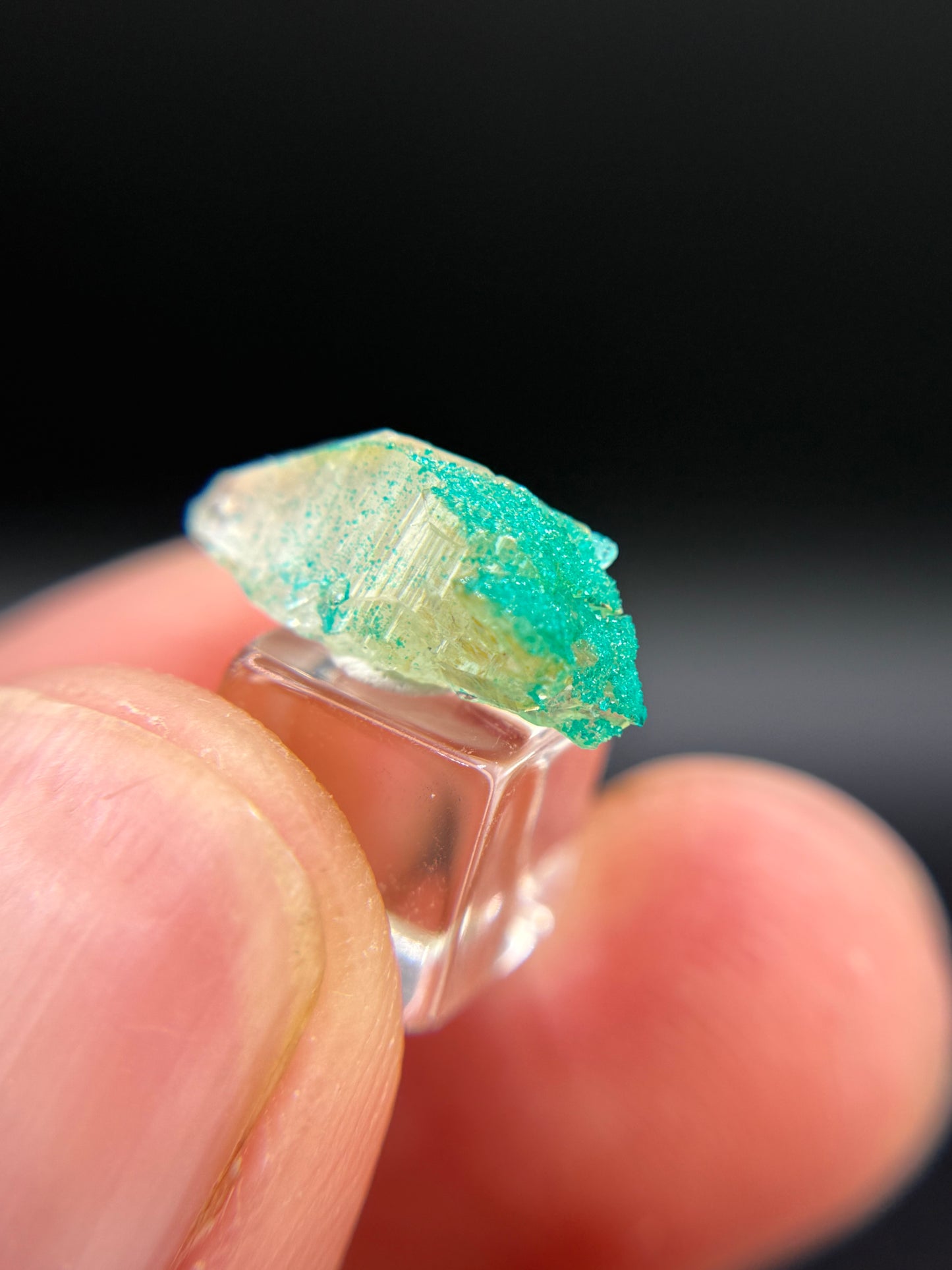 Dioptase and Quartz, Kunene Region, Namibia