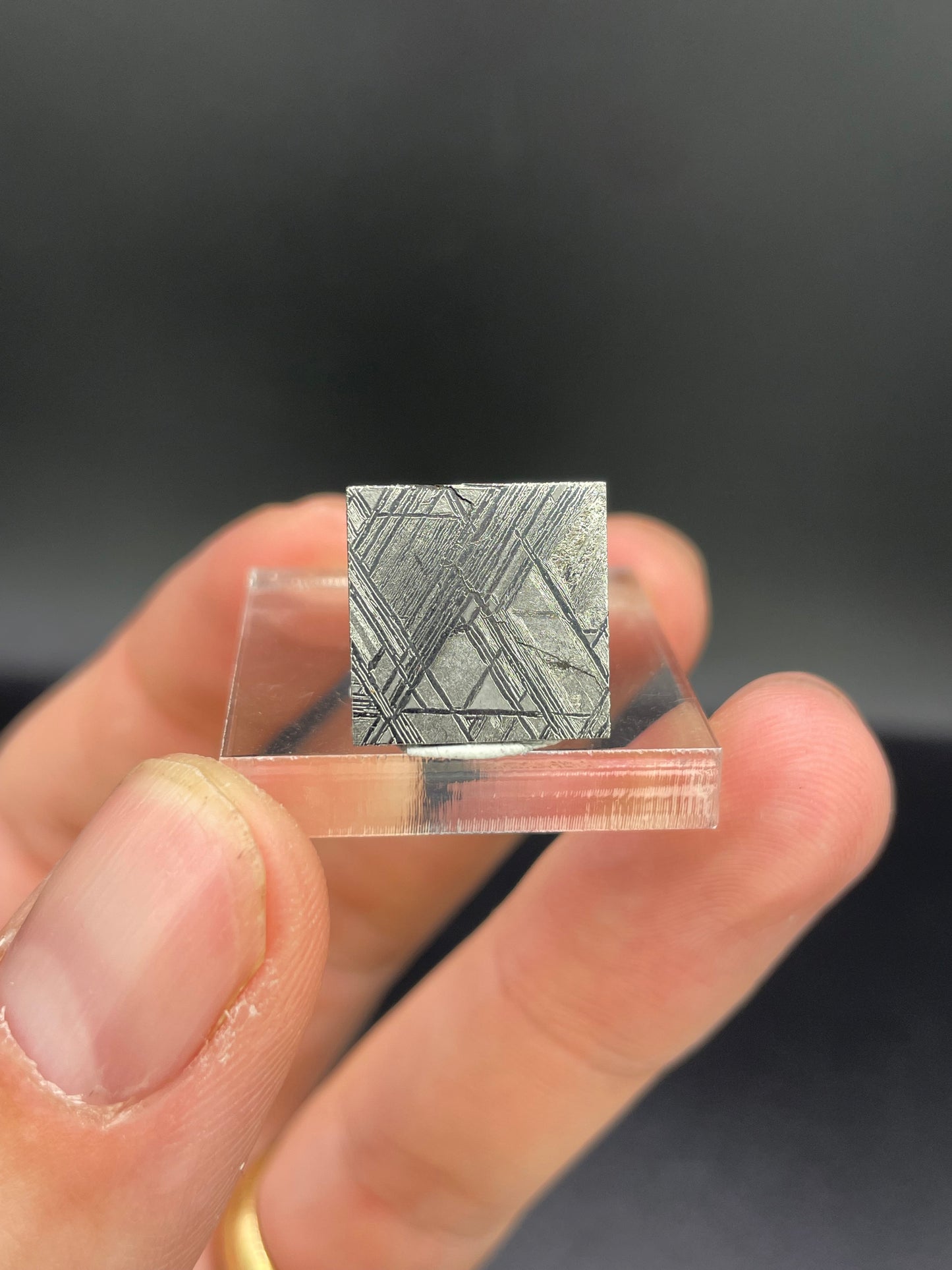 Muonionalusta Meteorite Slice from Norrbotten, Sweden