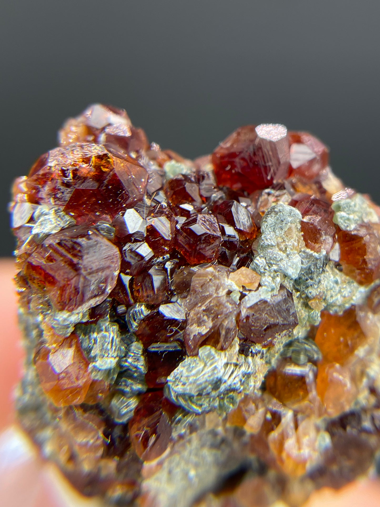 Hessonite Garnet with Clinochlore, Valle d'Aosta
