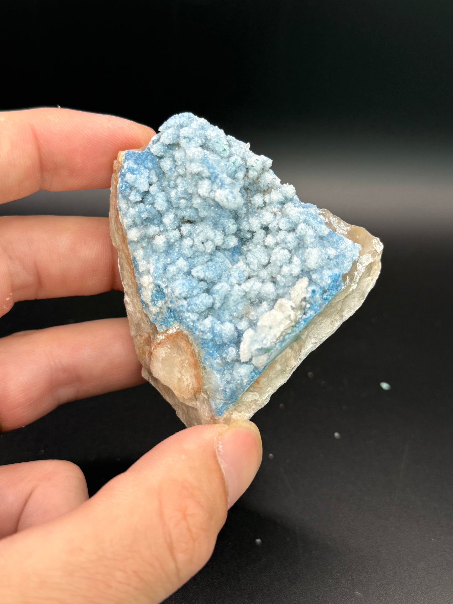 Shattuckite and Quartz, Kunene Region, Namibia