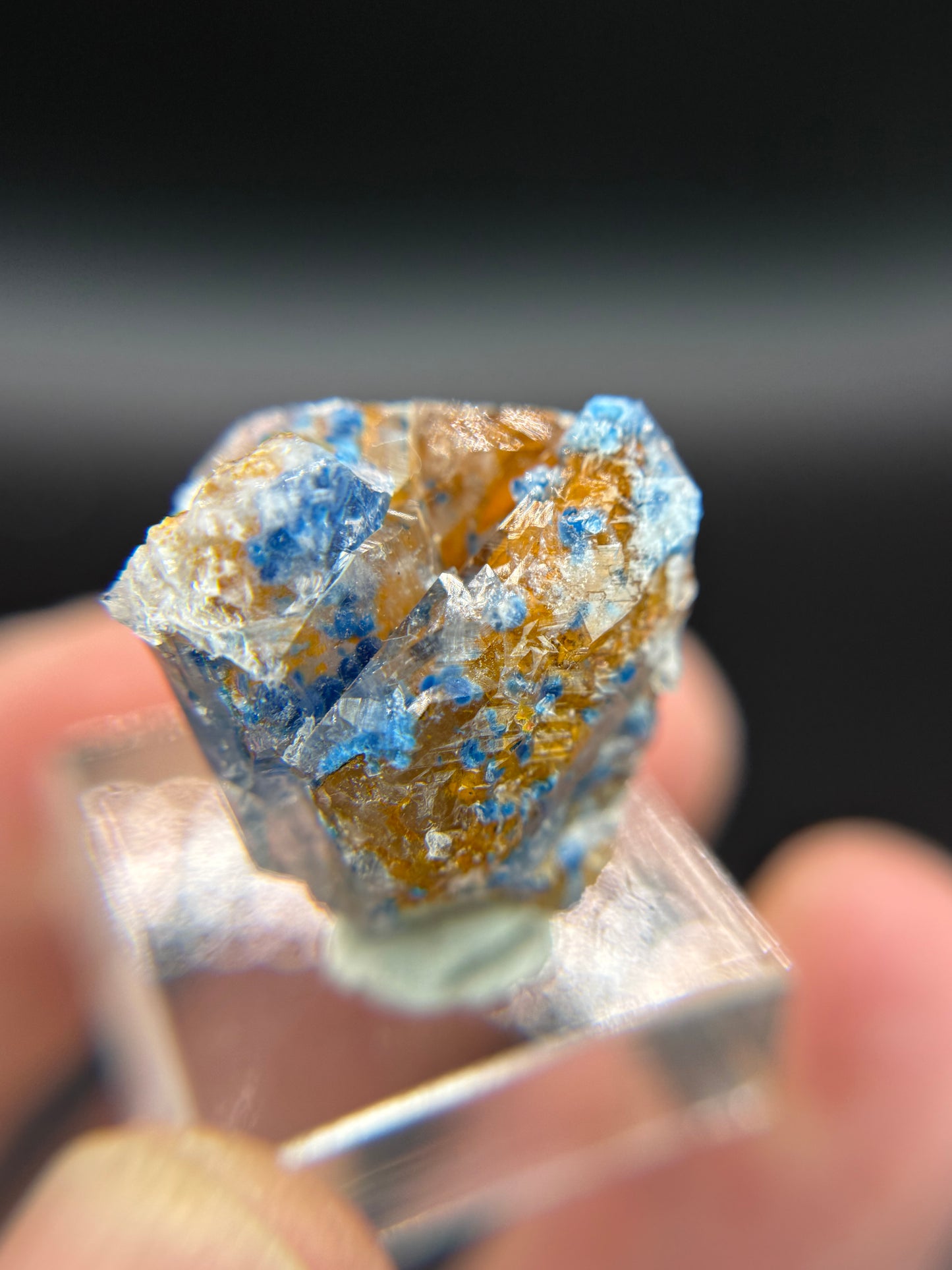 Shattuckite in Quartz, Kunene Region, Namibia