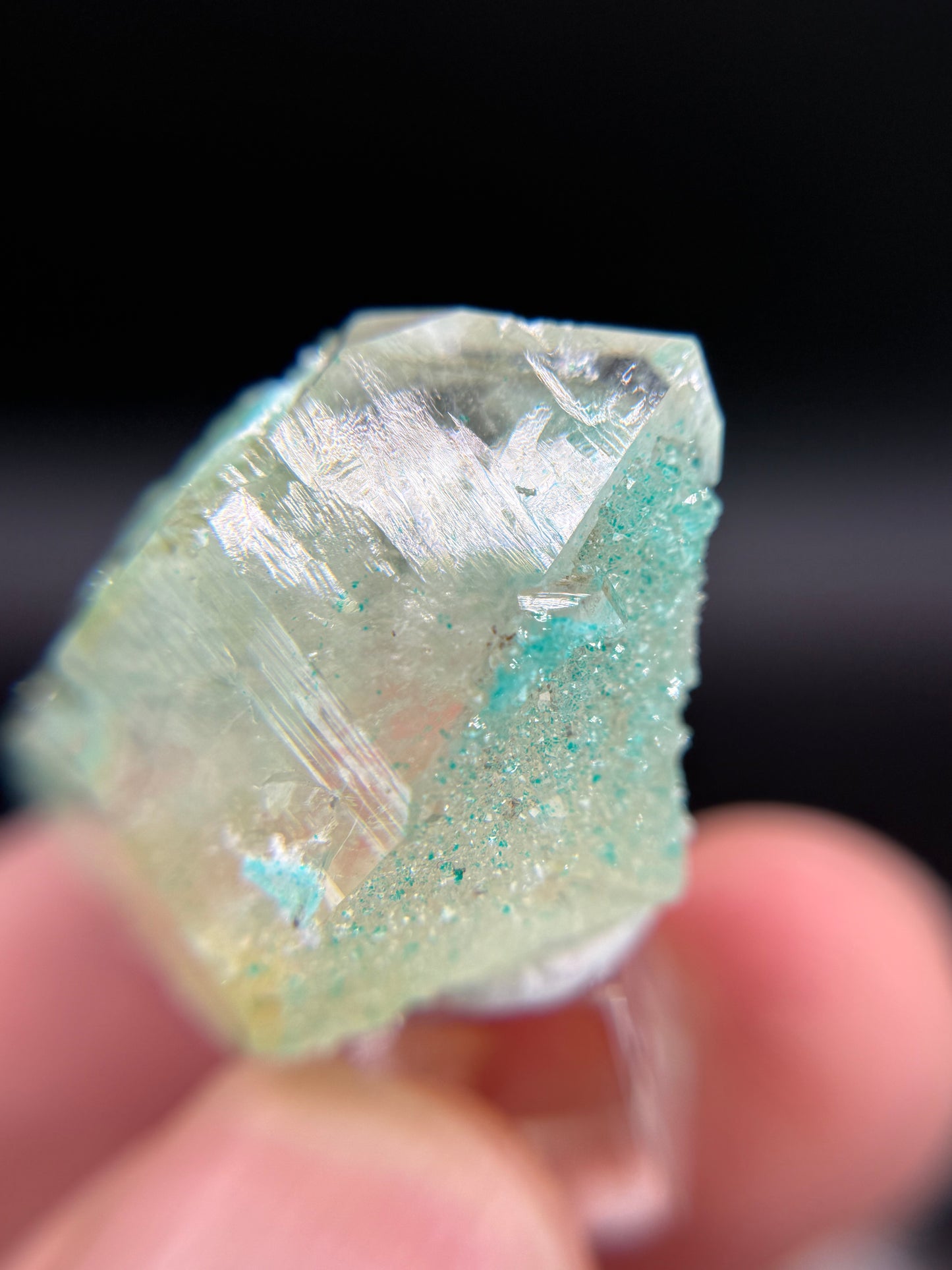 Dioptase and Quartz, Kunene Region, Namibia
