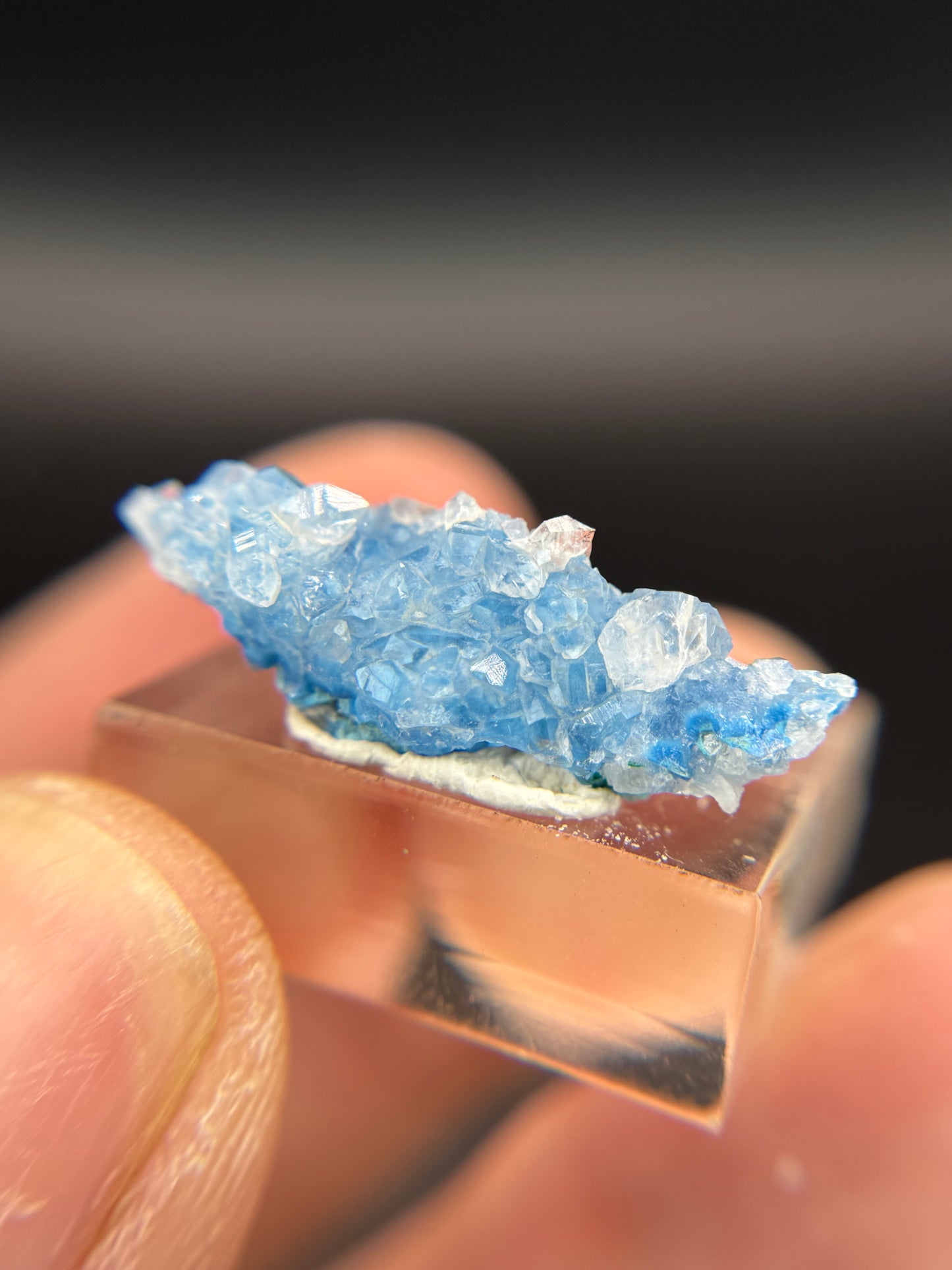 Shattuckite in Quartz, Kunene Region, Namibia