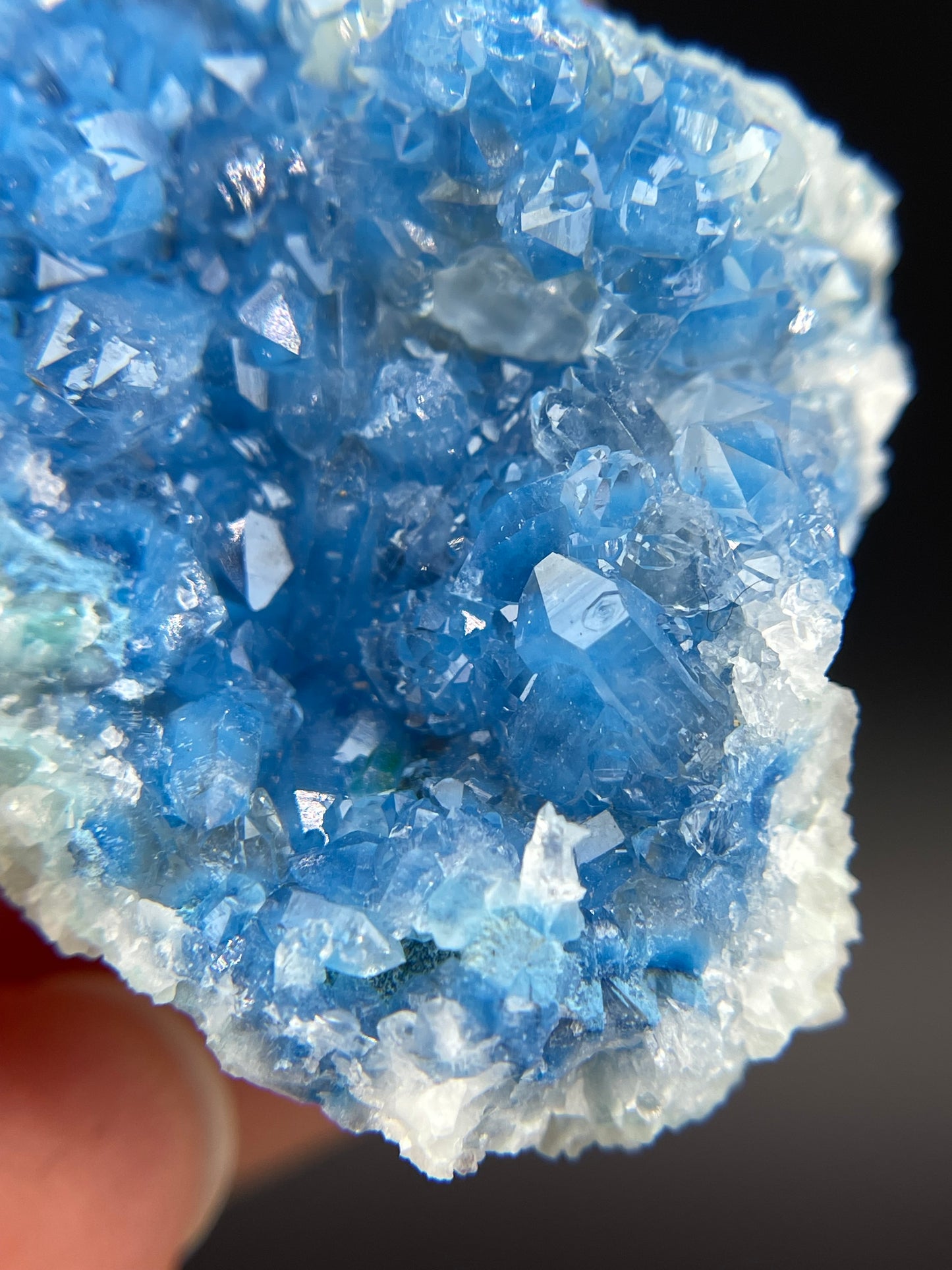 Shattuckite in Quartz, Kunene Region, Namibia