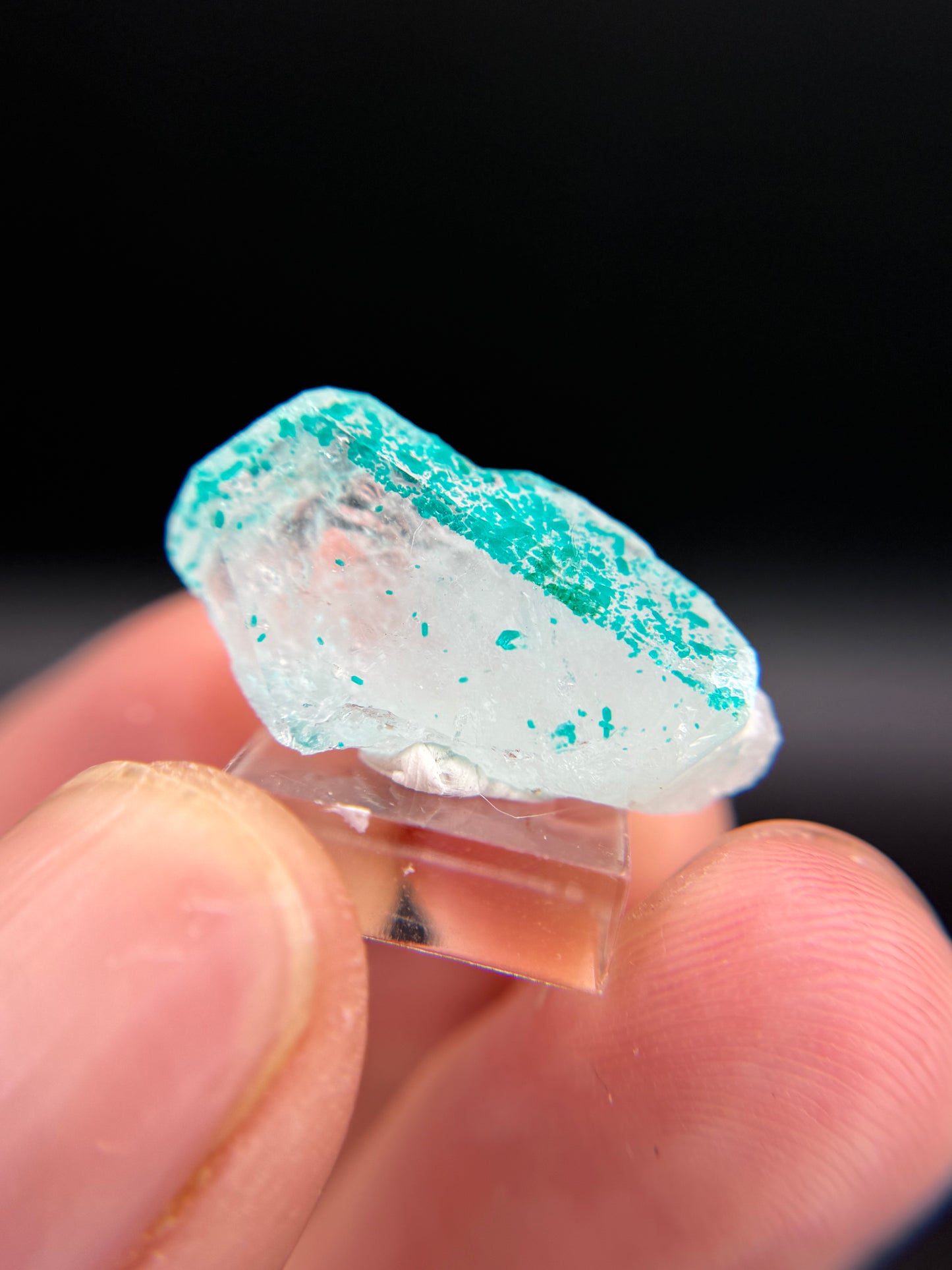 Dioptase and Quartz, Kunene Region, Namibia