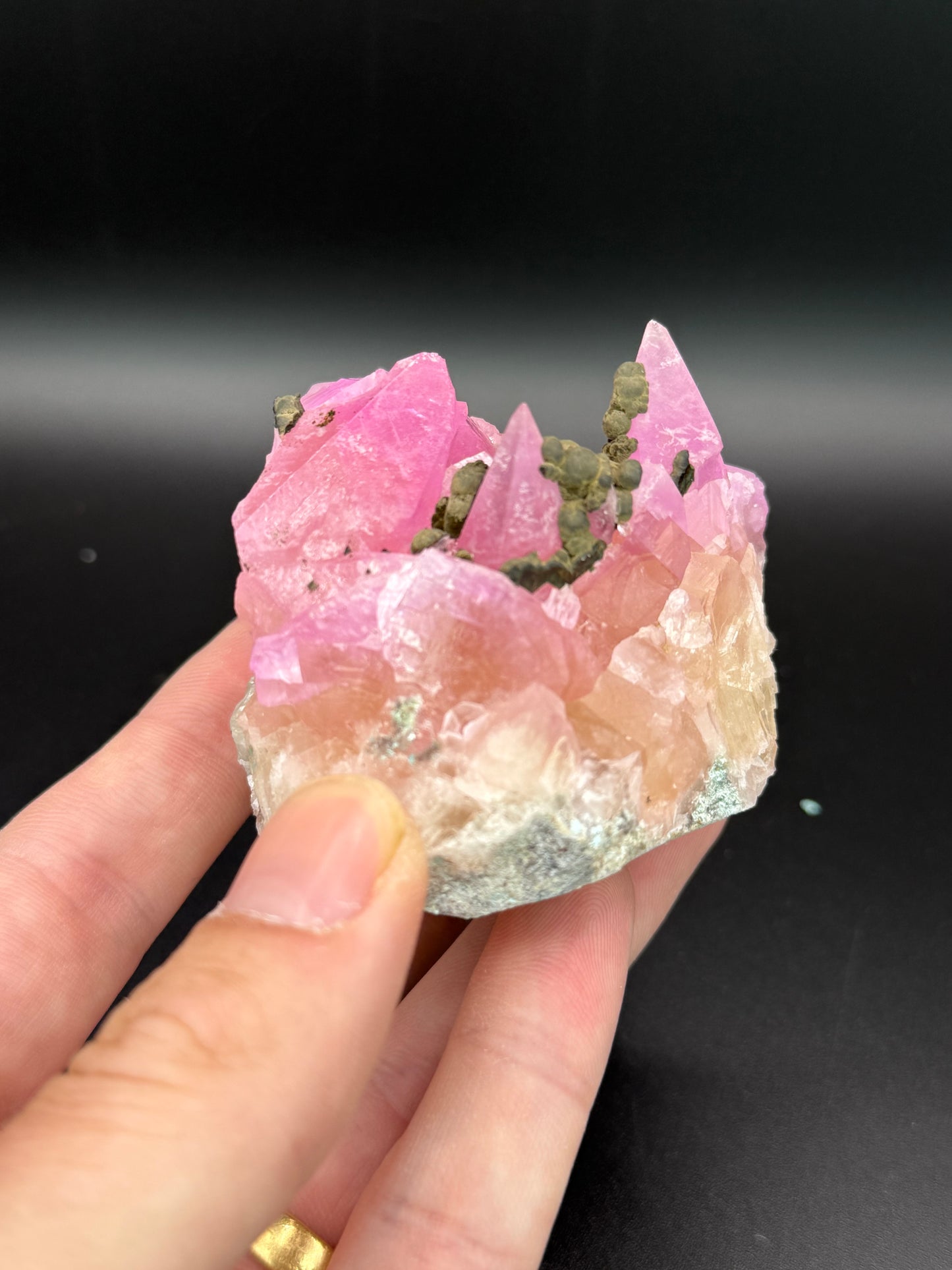 Cobaltoan Calcite, Mashamba West Mine, Kolwezi, Lualaba, DR Congo