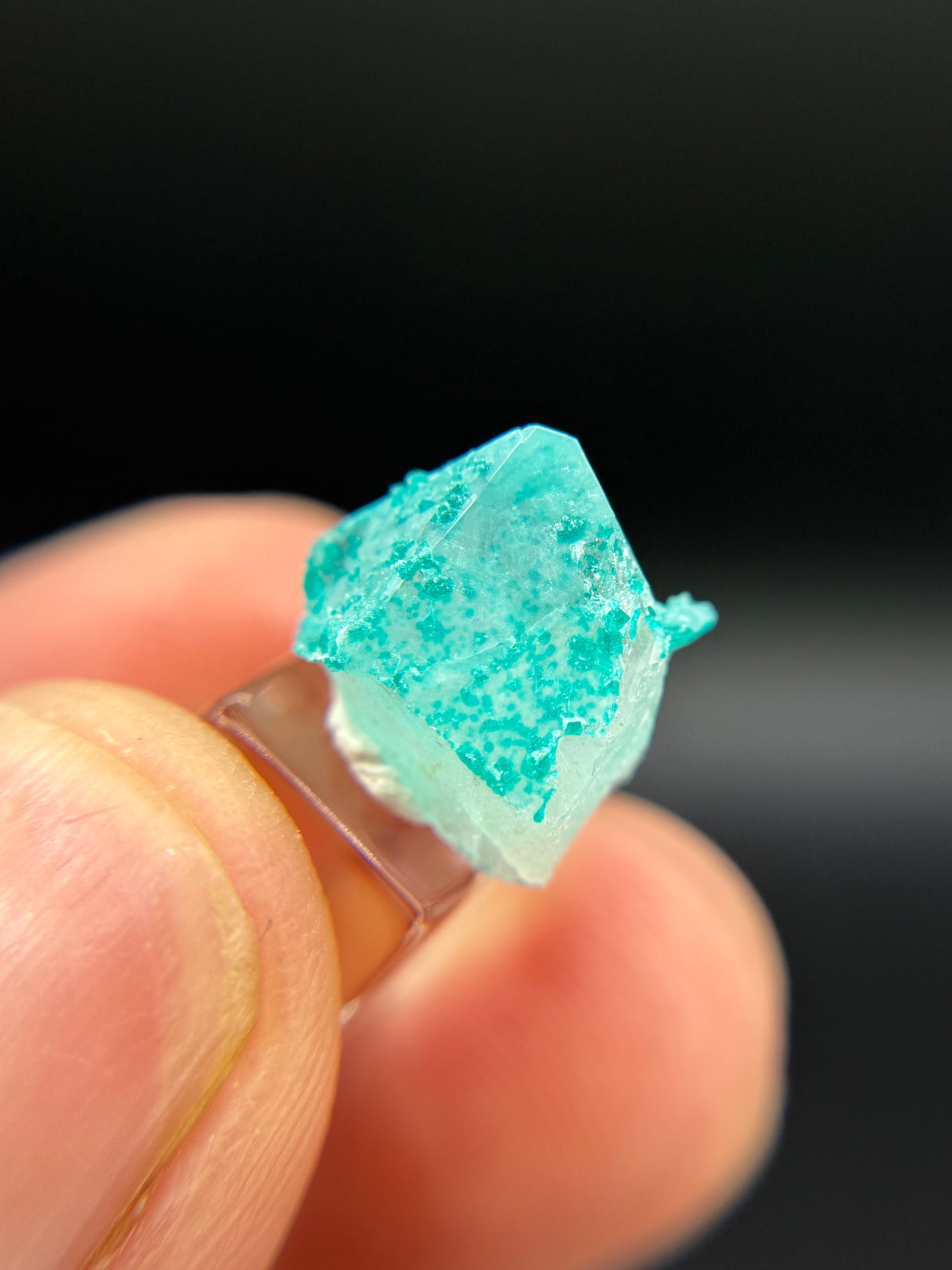 Dioptase and Quartz, Kunene Region, Namibia