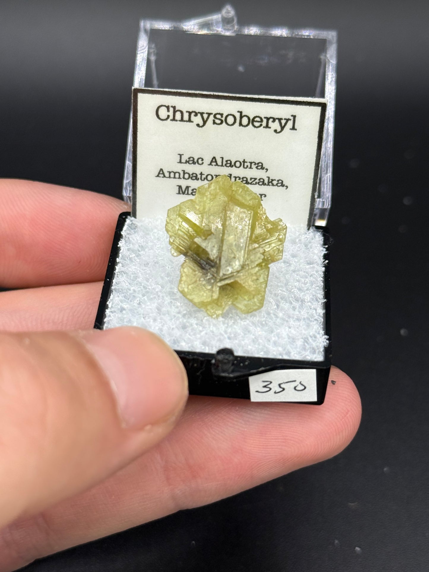 Chrysoberyl, Lac Alaotra, Ambatondrazaka, Madagascar