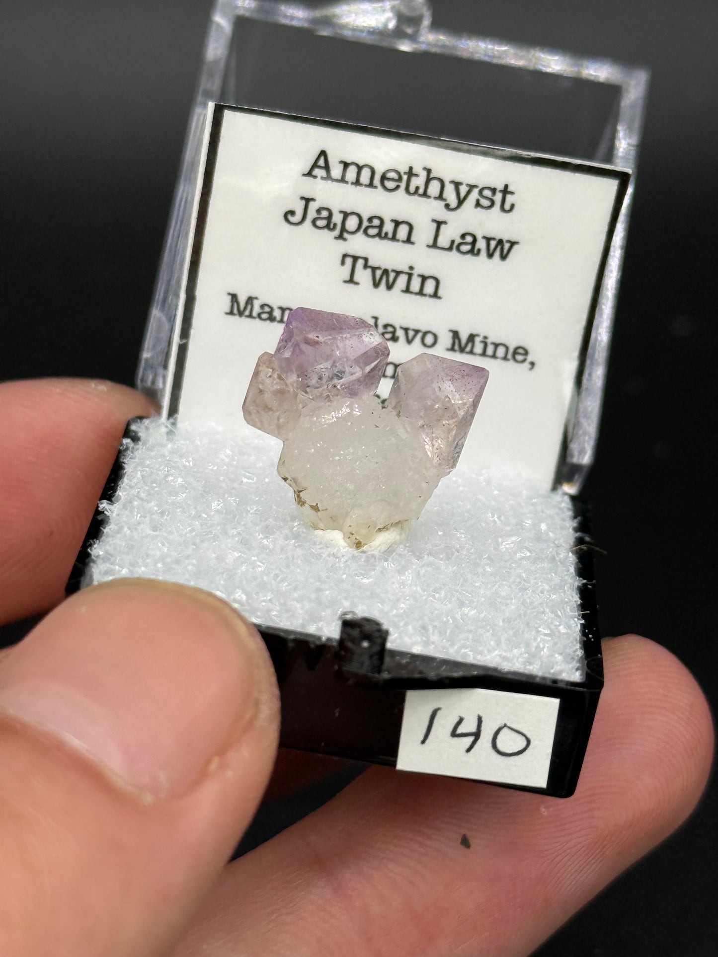 Japan Law Twin Quartz, Marovoalavo Mine, Andilamena, Madagascar