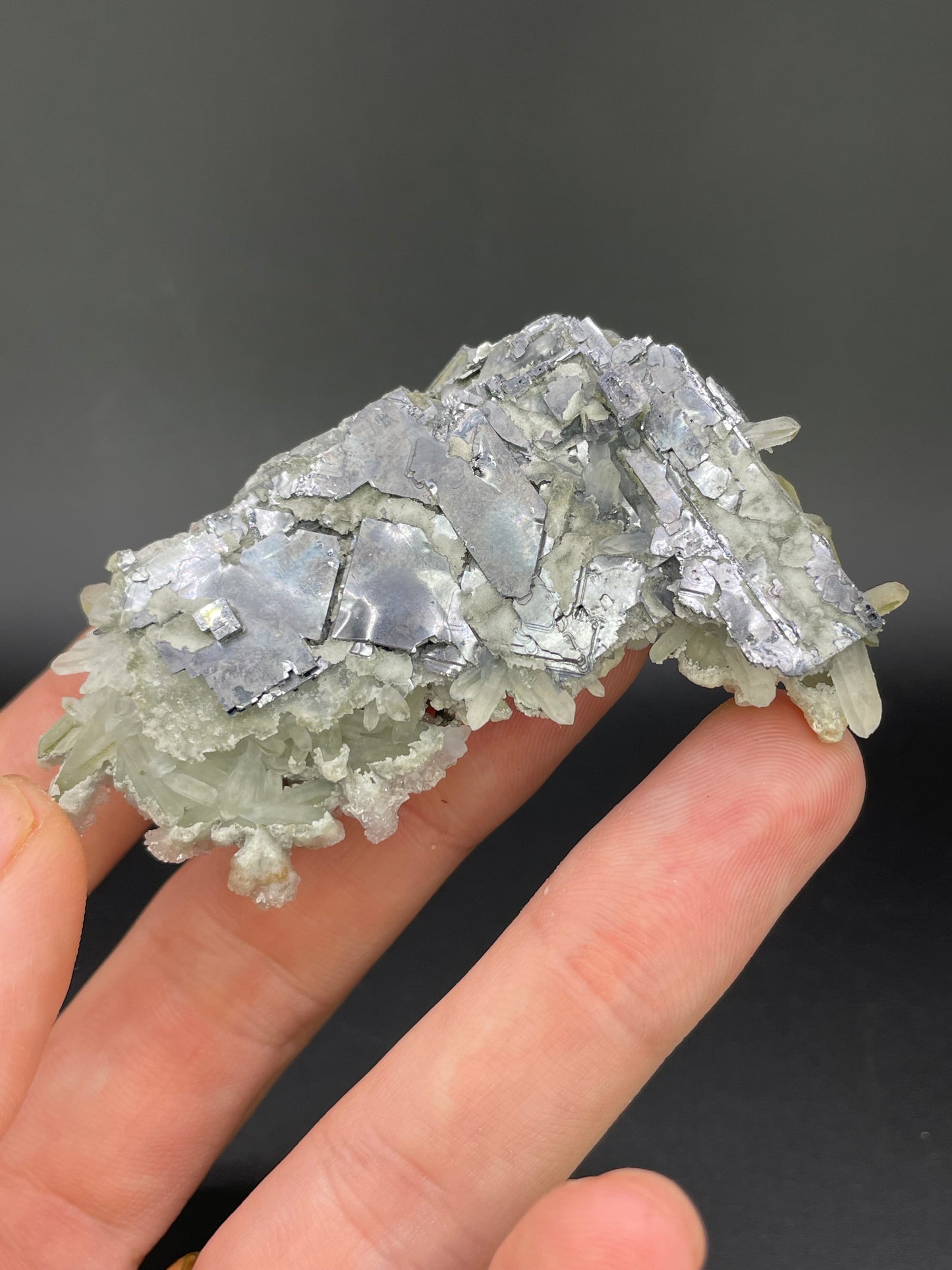 Galena with Quartz, Droujba Mine, Laki, Plovdiv Province, Bulgaria