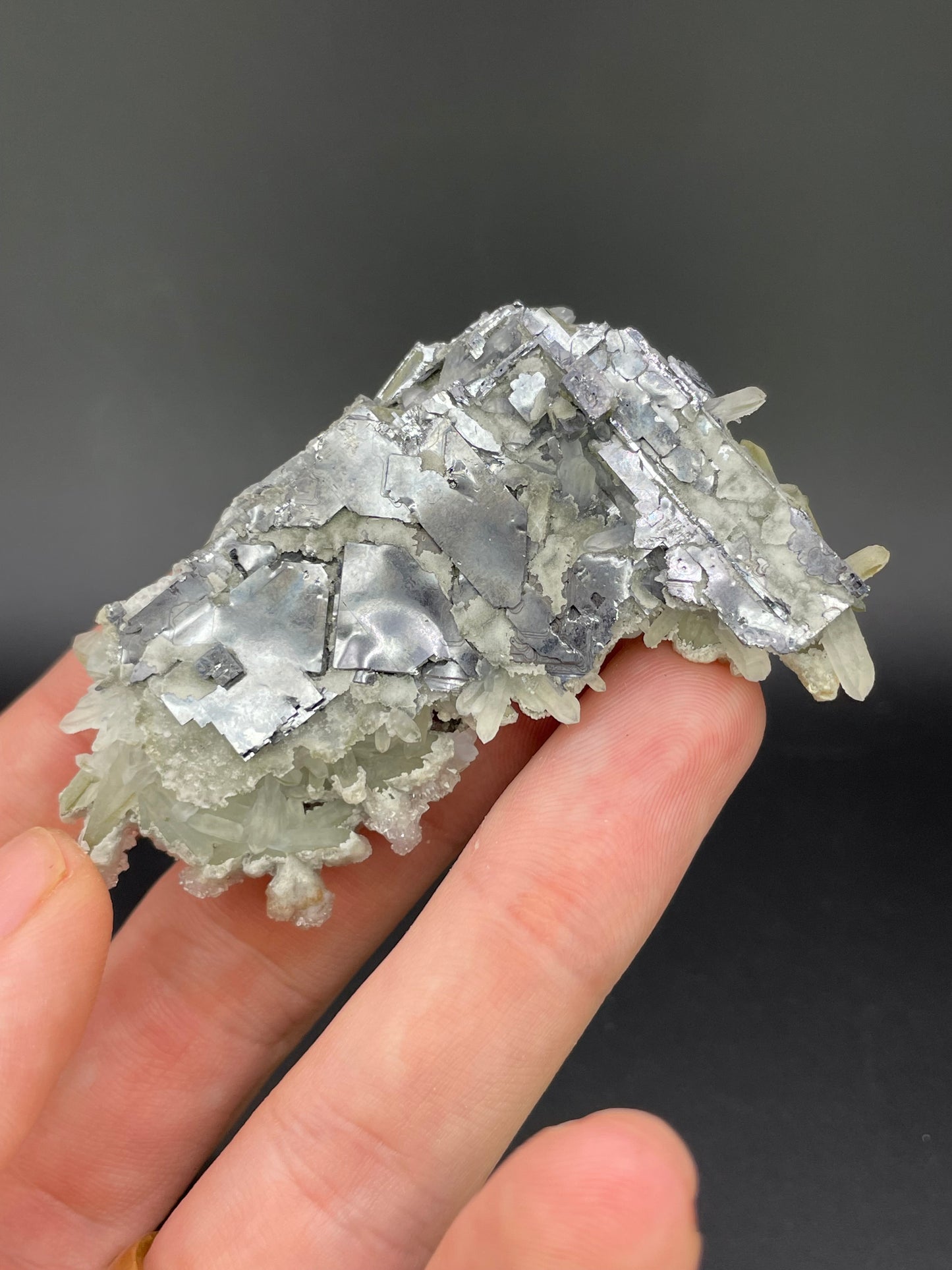 Galena with Quartz, Droujba Mine, Laki, Plovdiv Province, Bulgaria