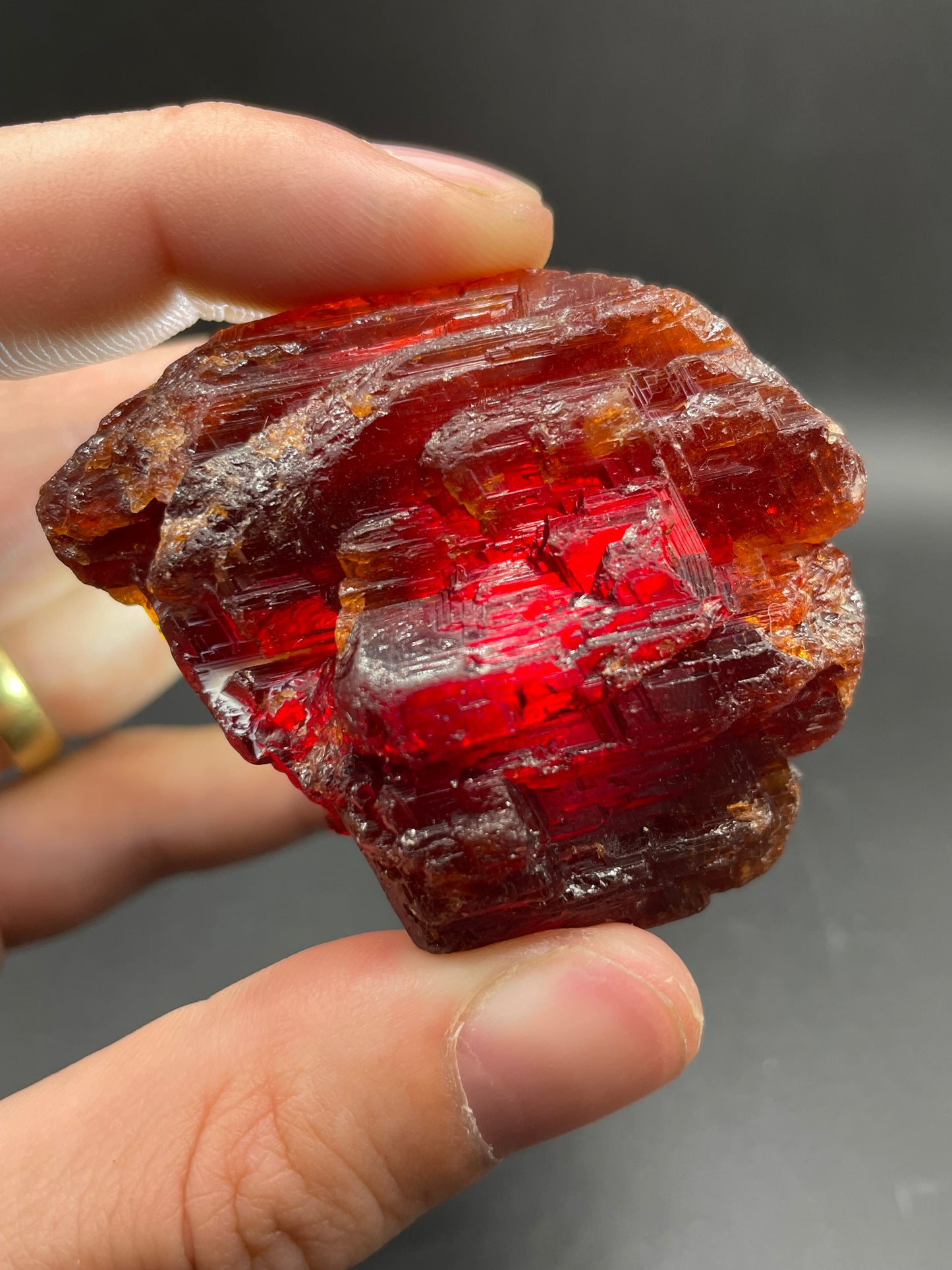 Spessartine, Komu Mine, Oyo State, Nigeria