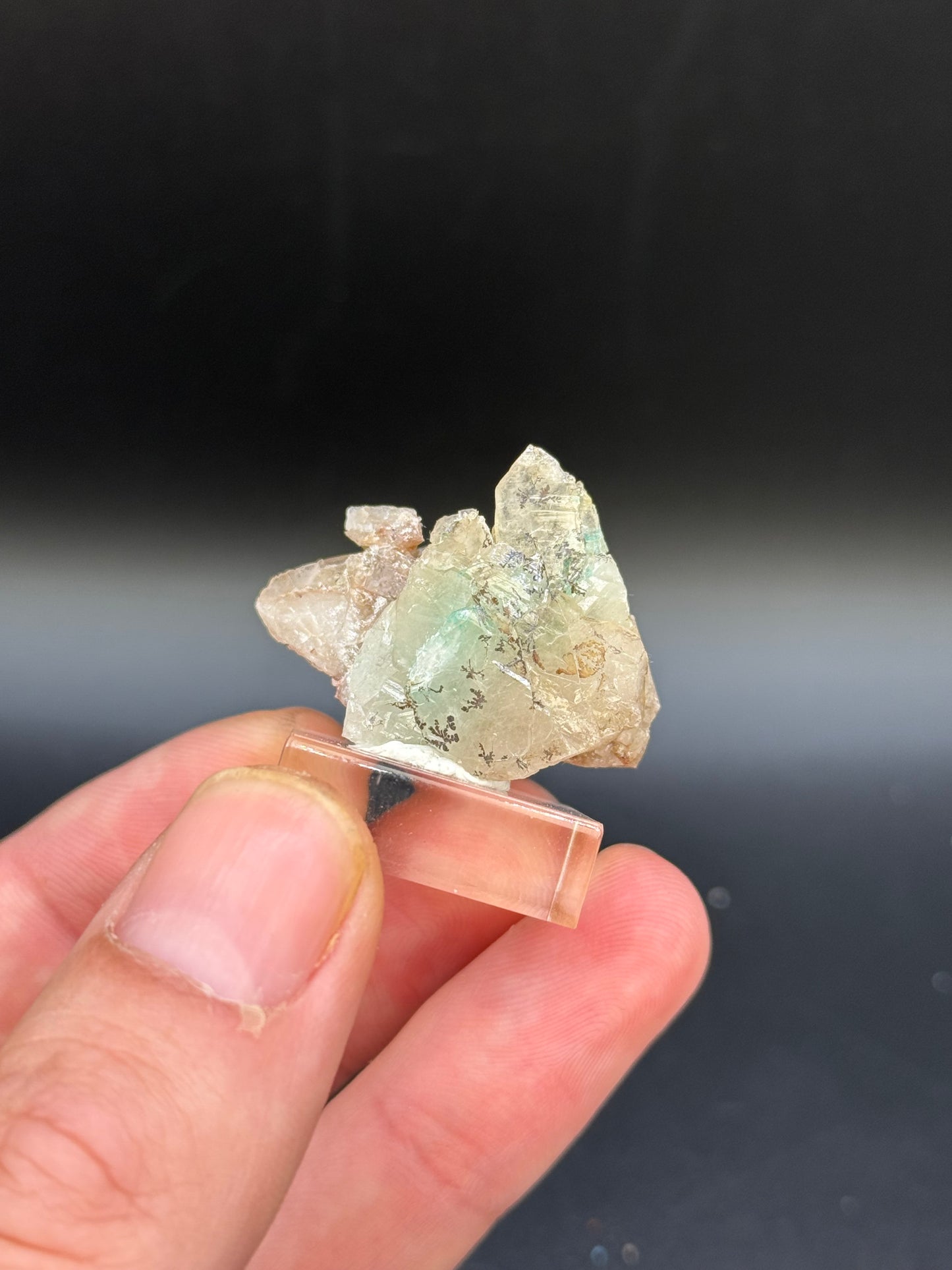 Dioptase and Quartz, Kunene Region, Namibia