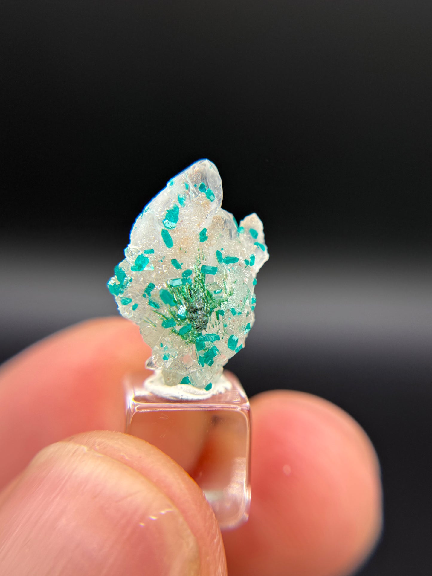 Malachite, Dioptase and Quartz, Kunene Region, Namibia