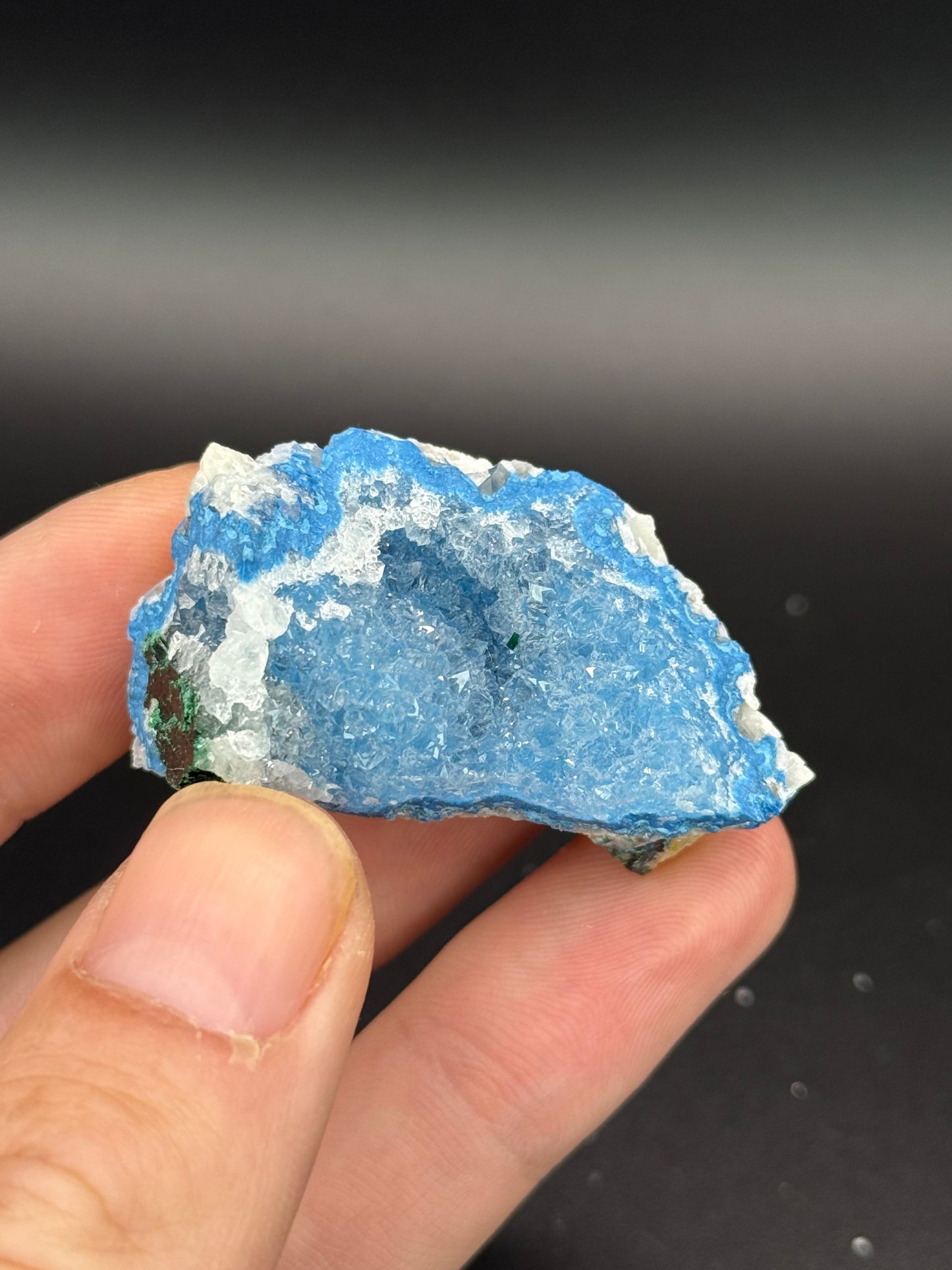 Shattuckite and Quartz, Kunene Region, Namibia