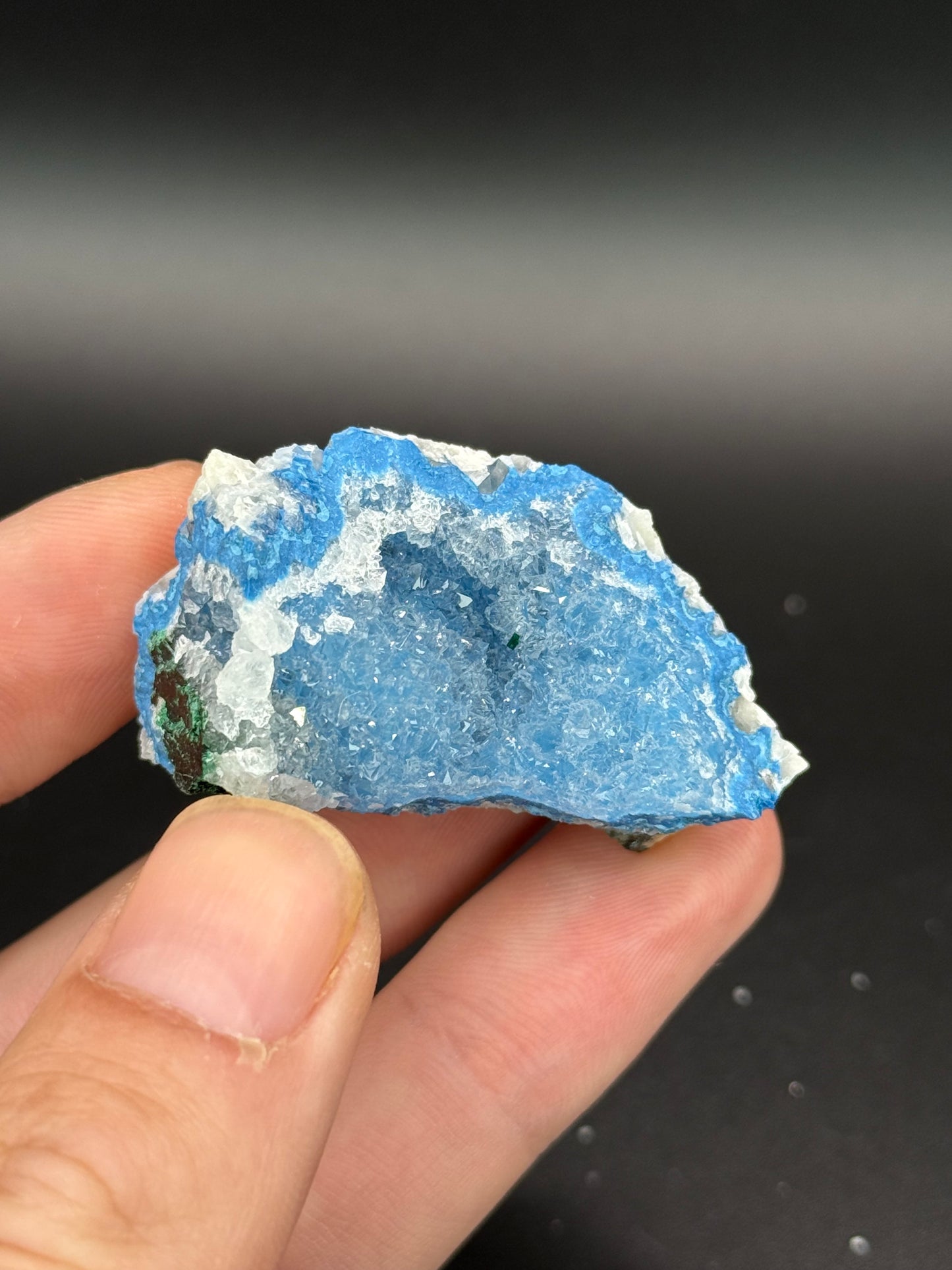 Shattuckite and Quartz, Kunene Region, Namibia