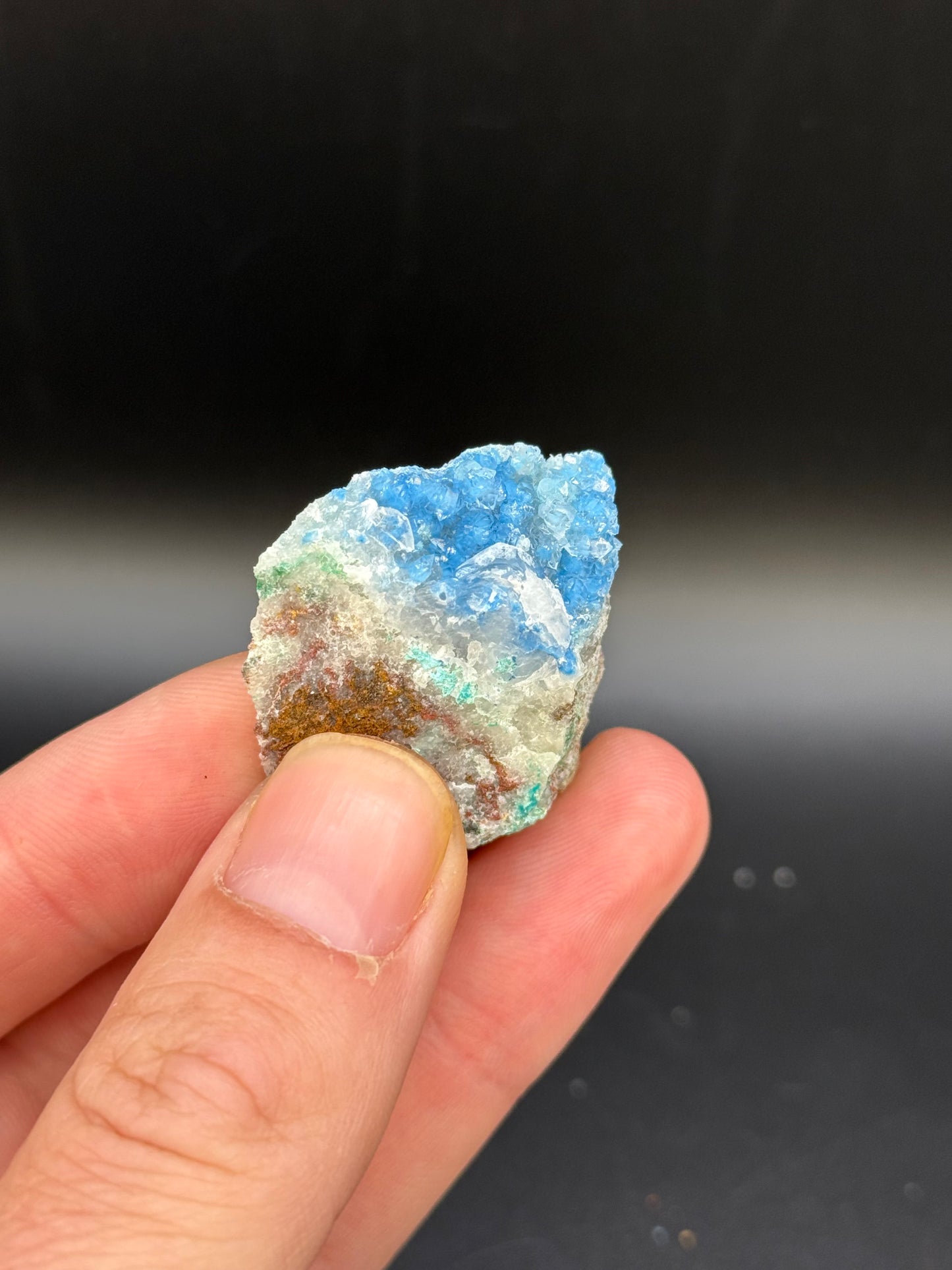 Shattuckite and Quartz, Kunene Region, Namibia