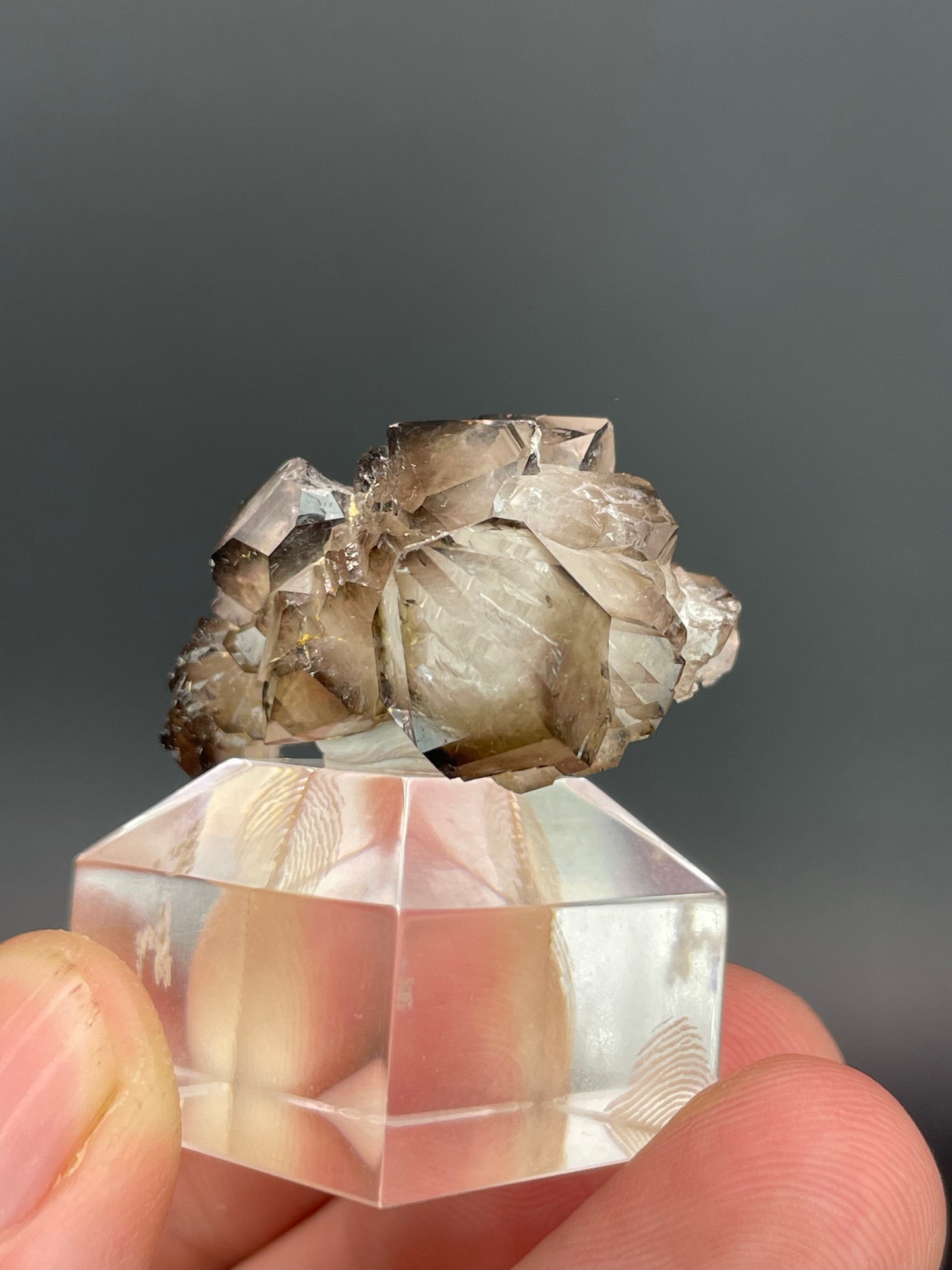 Smoky Quartz, Johanneszeche, Goepfersgruen,, Germany