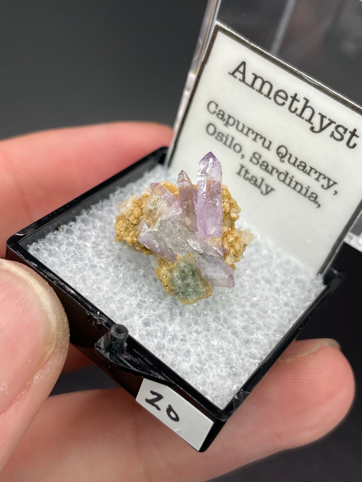 Amethyst, Capurru Quarry, Osilo, Sardinia, Italy