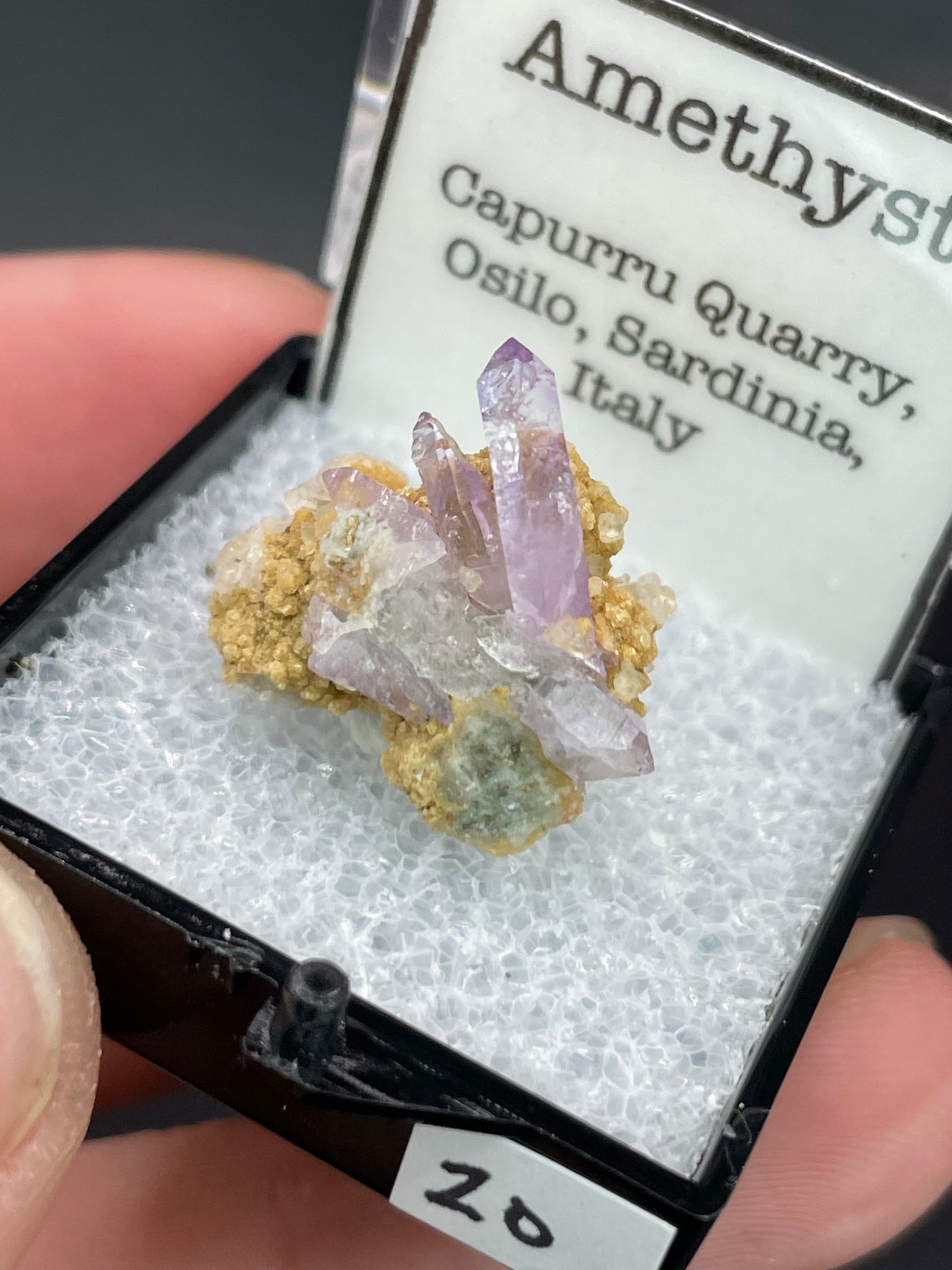 Amethyst, Capurru Quarry, Osilo, Sardinia, Italy
