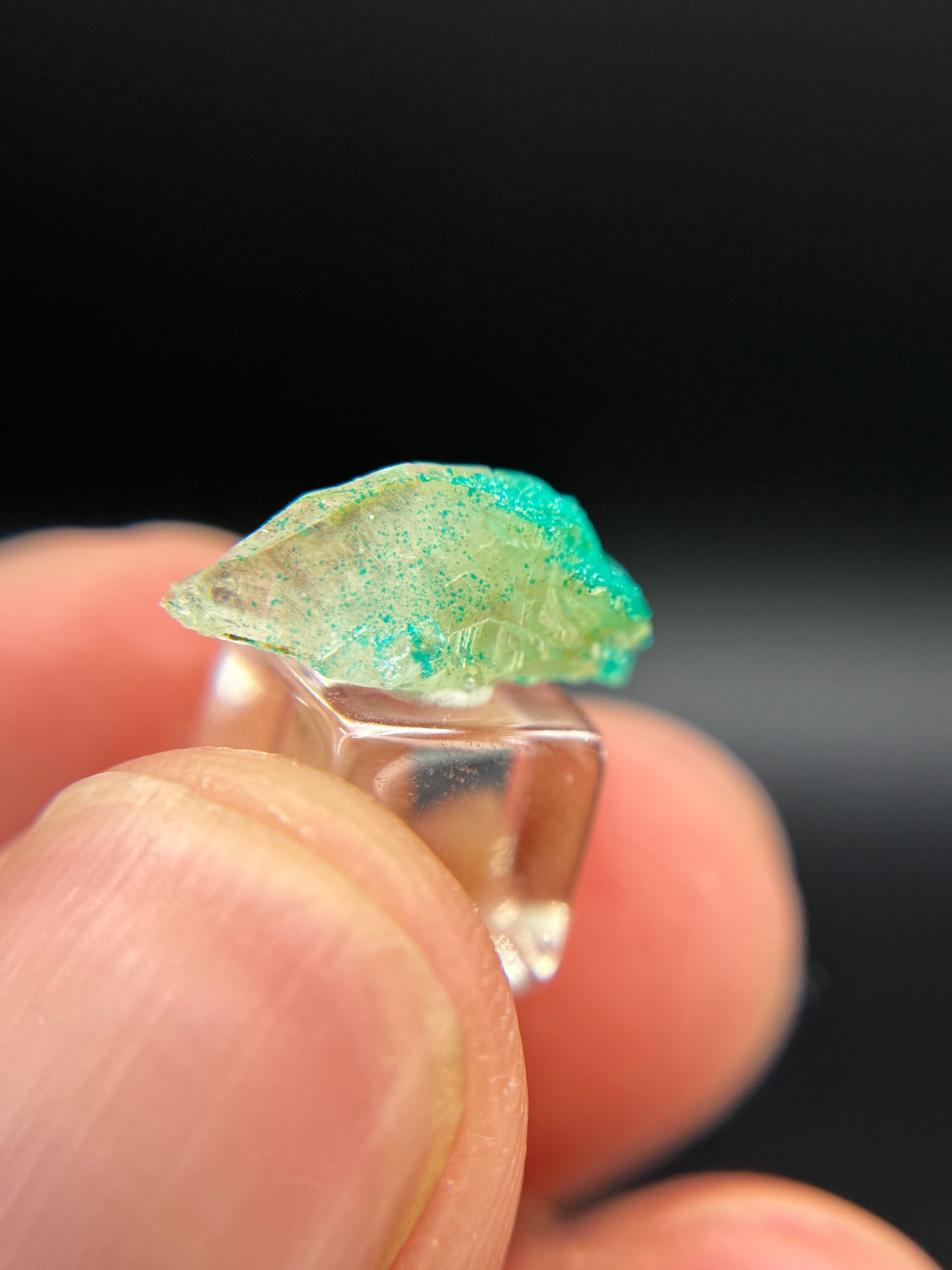 Dioptase and Quartz, Kunene Region, Namibia