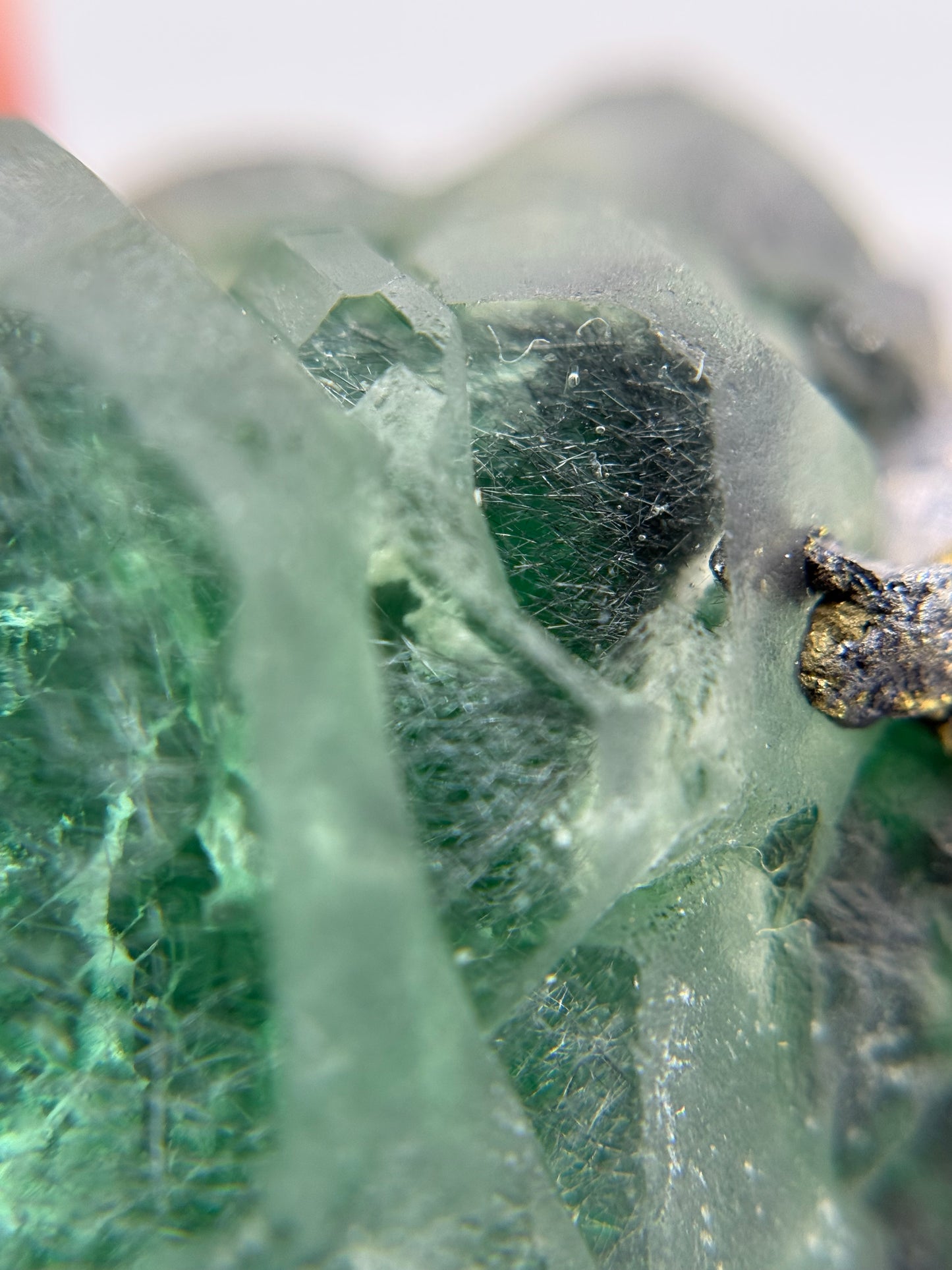 Fluorite, Milpo mine, Atacocha, Pasco Prov., Peru