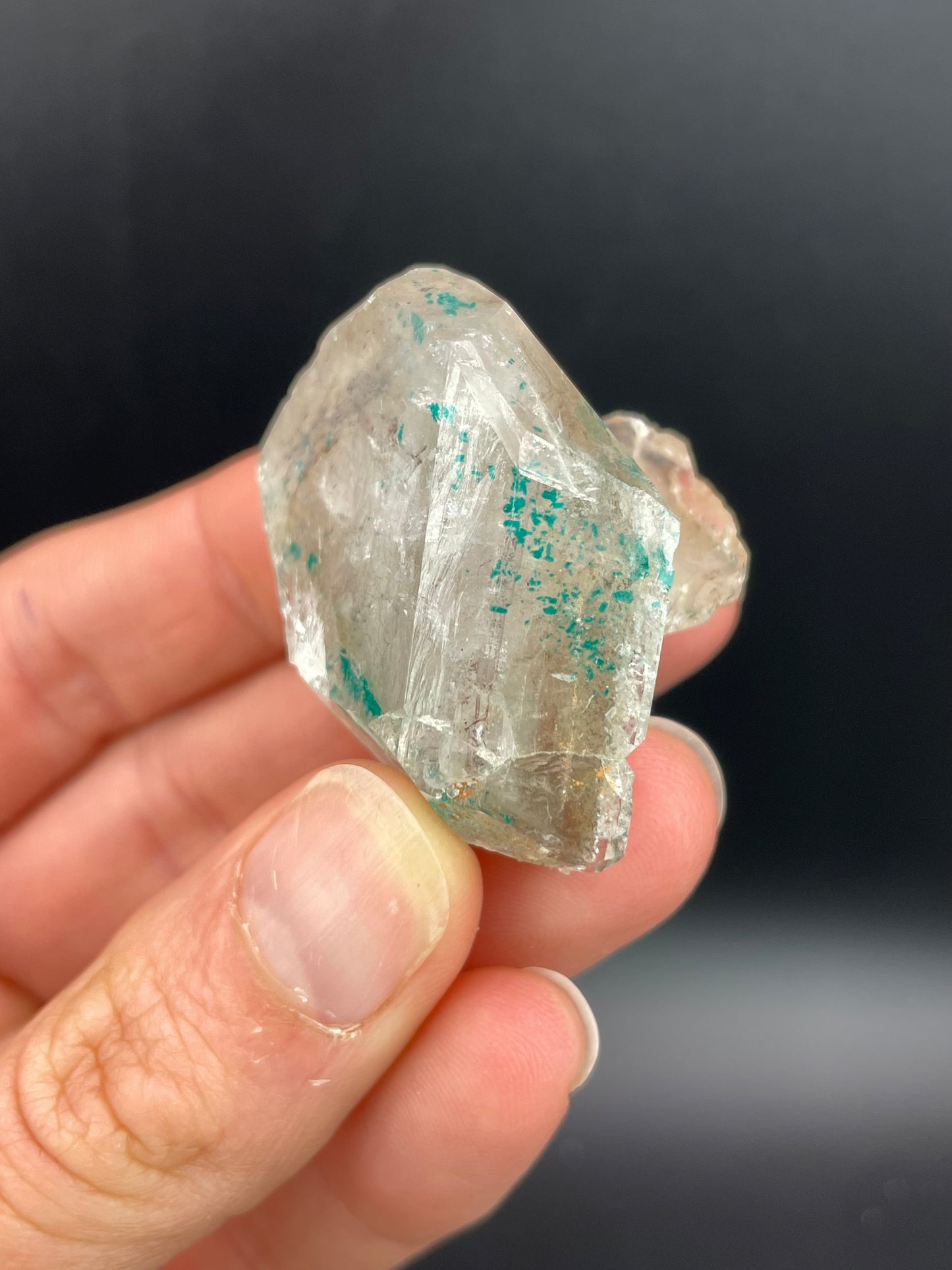 Dioptase and Quartz, Kunene Region, Namibia