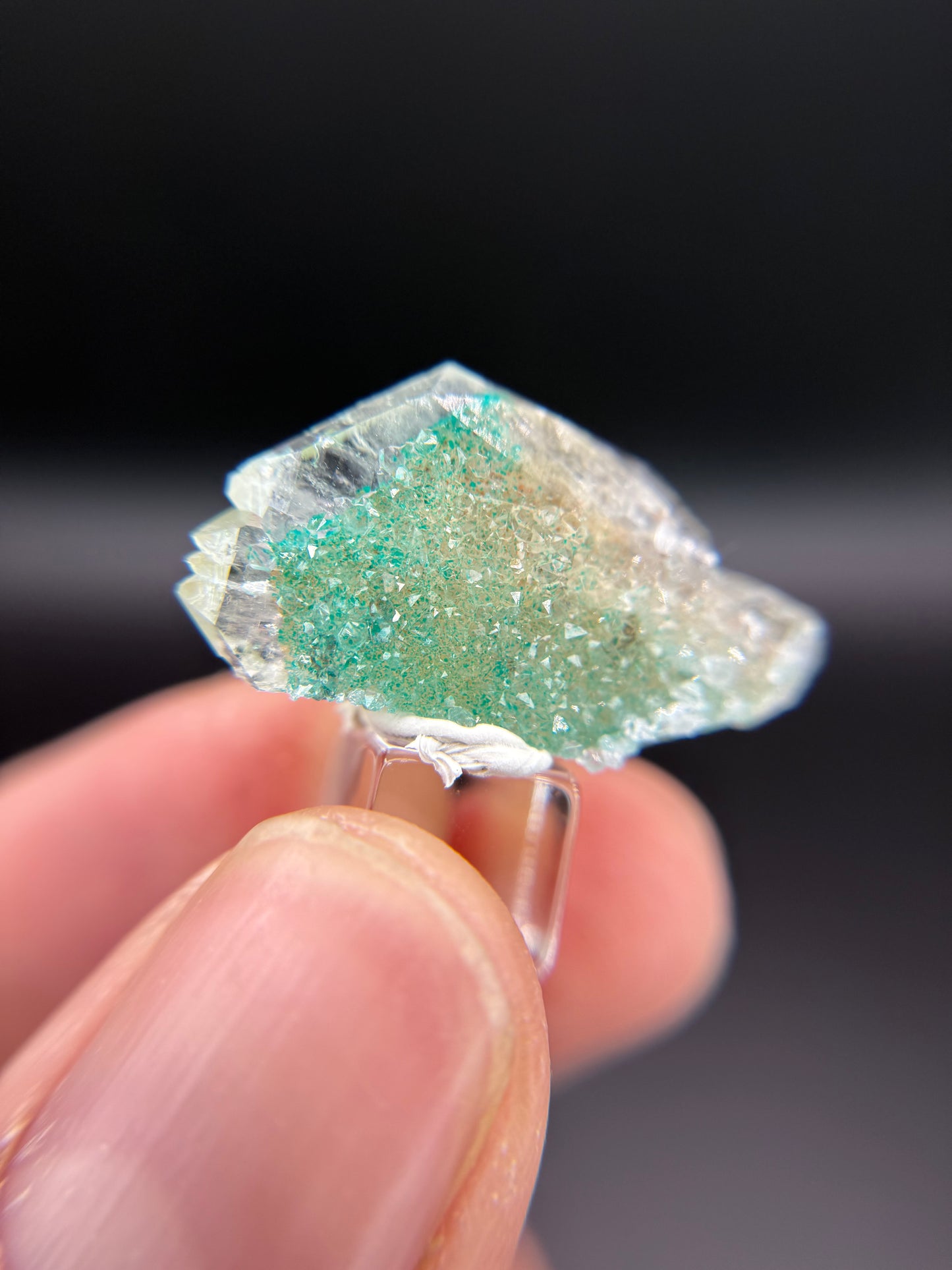 Dioptase and Quartz, Kunene Region, Namibia