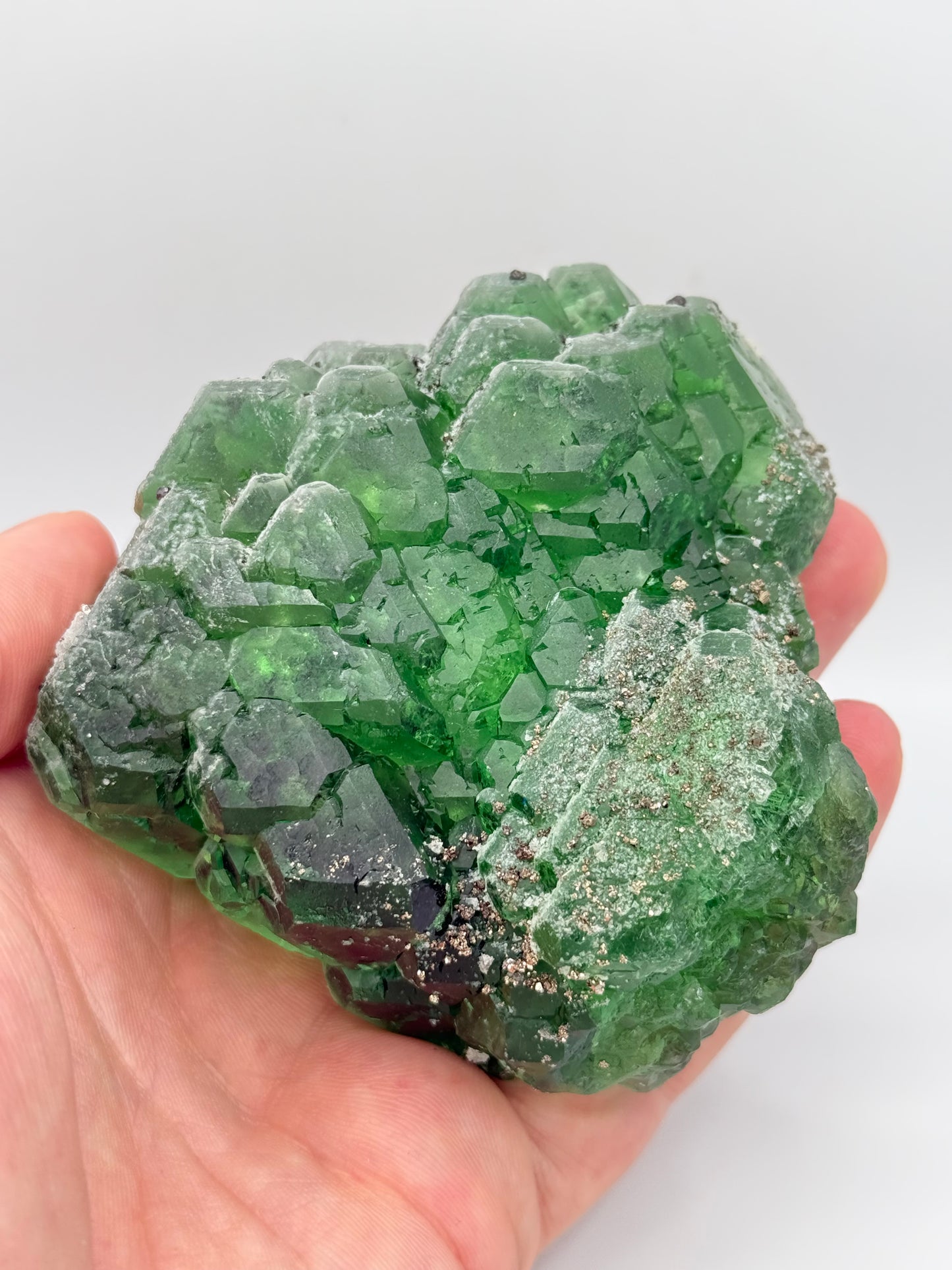 Fluorite, Milpo mine, Atacocha, Pasco Prov., Peru