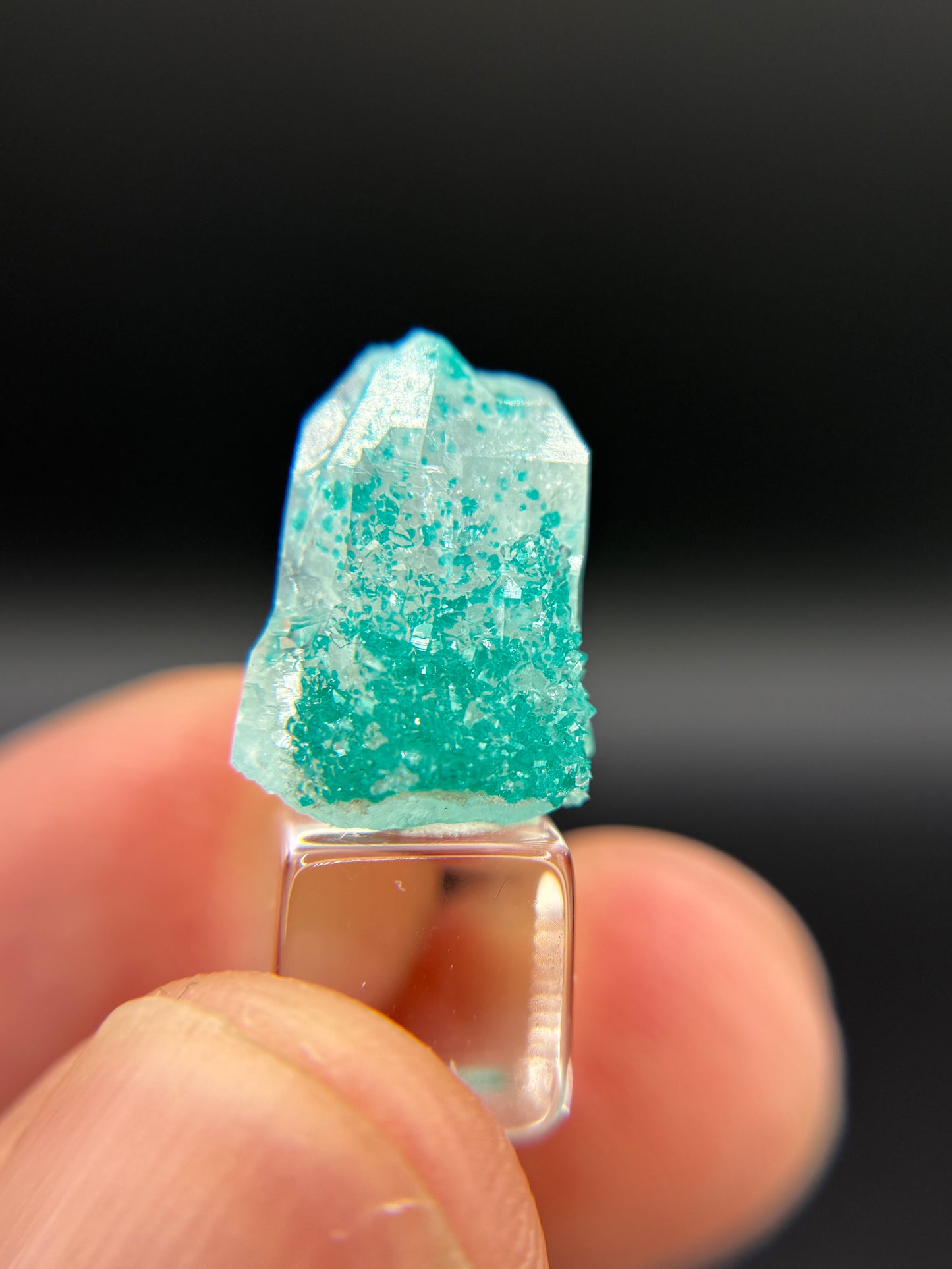 Dioptase and Quartz, Kunene Region, Namibia