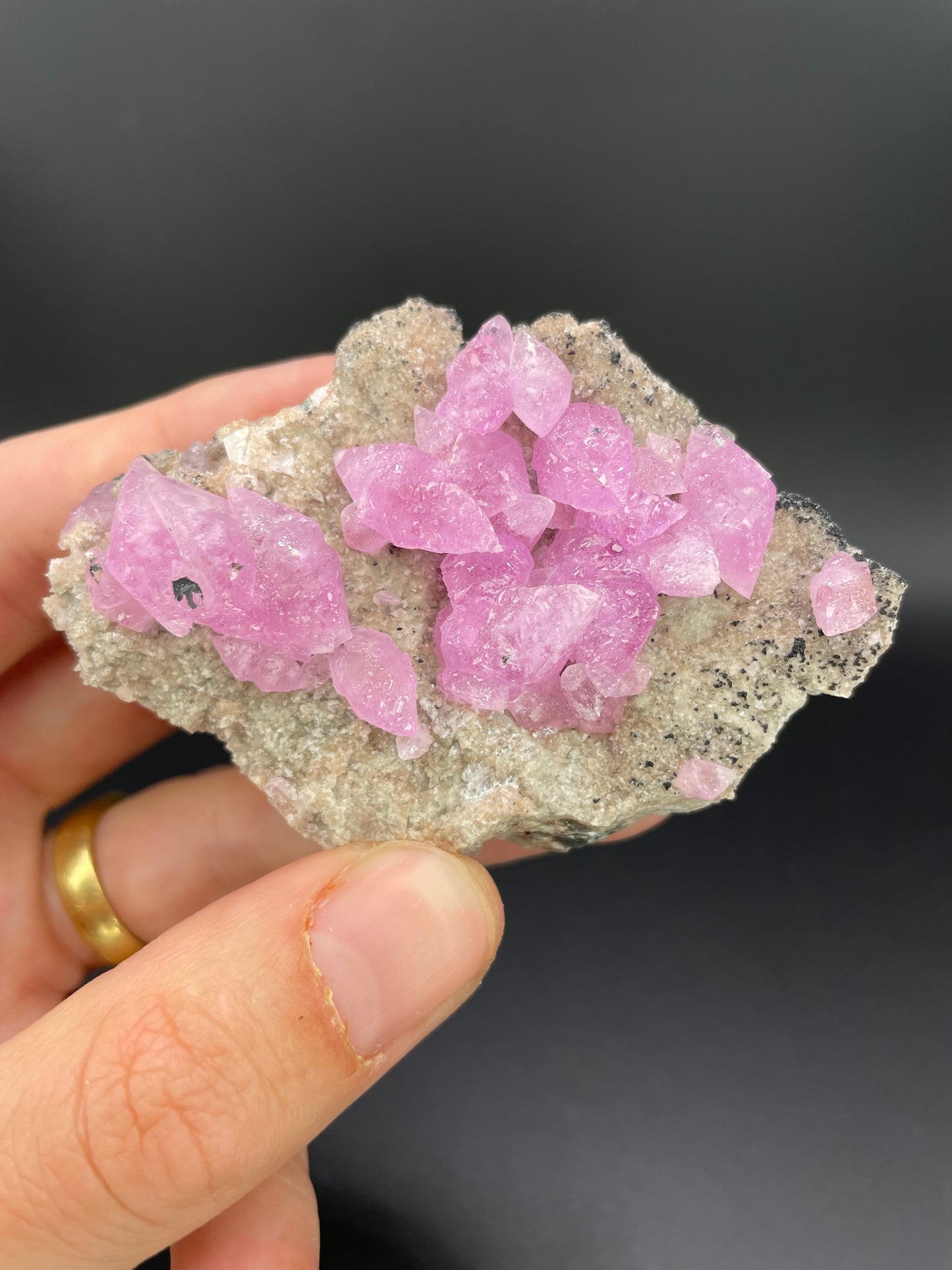 Cobaltoan Calcite, Kolwezite, Kolwezi, Lualaba Province, Democratic Republic of Congo