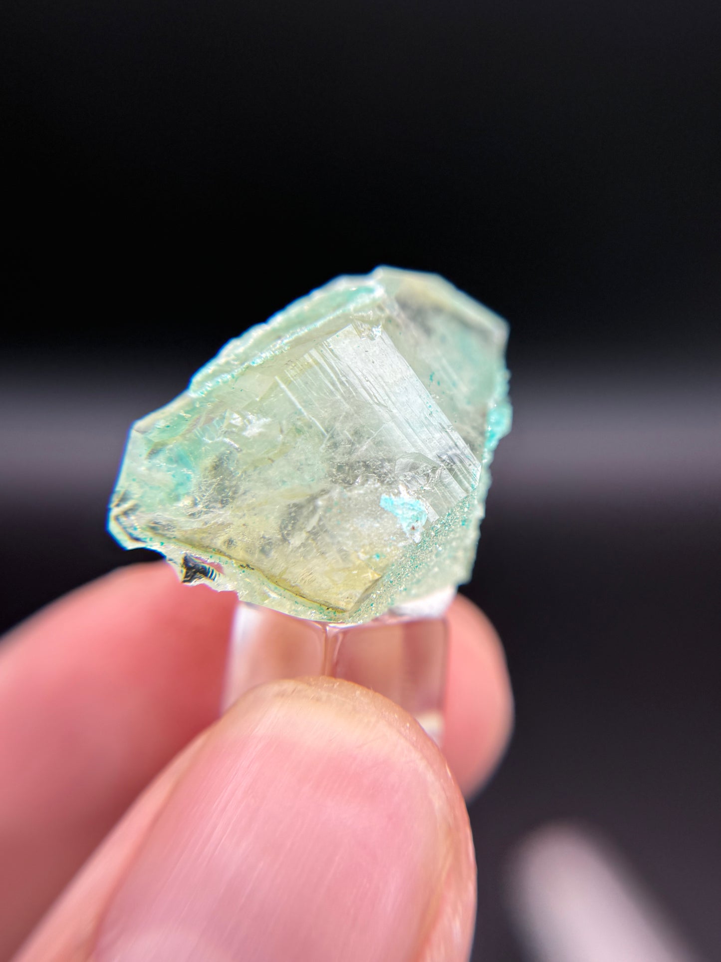 Dioptase and Quartz, Kunene Region, Namibia