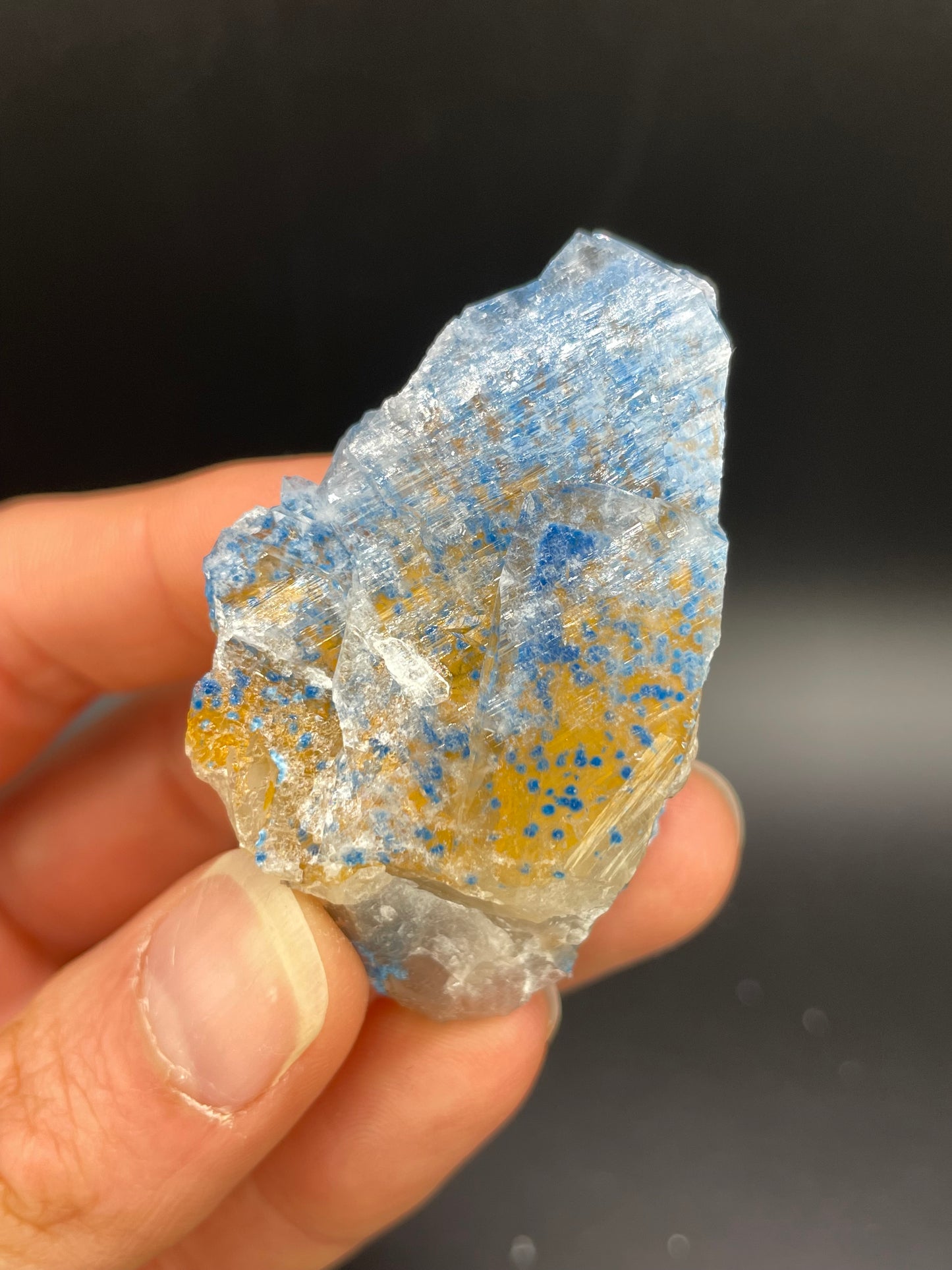 Shattuckite in Quartz, Kunene Region, Namibia