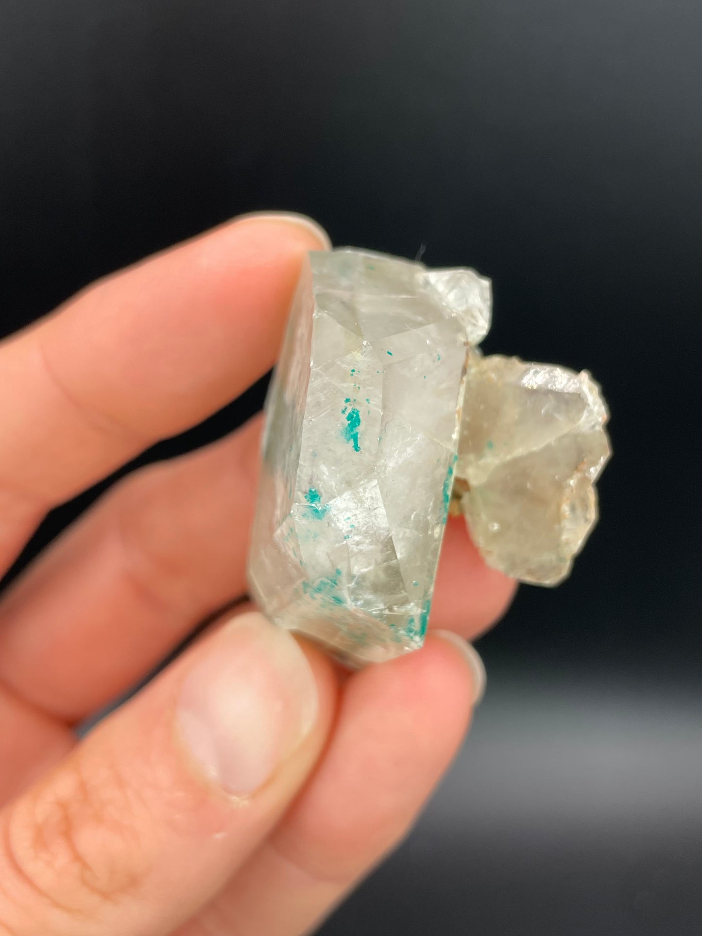 Dioptase and Quartz, Kunene Region, Namibia