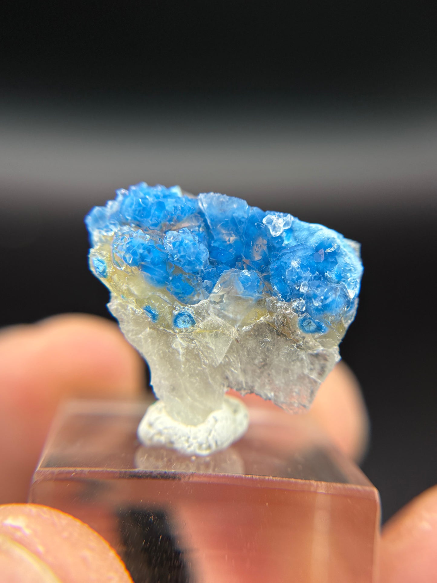 Shattuckite in Quartz, Kunene Region, Namibia