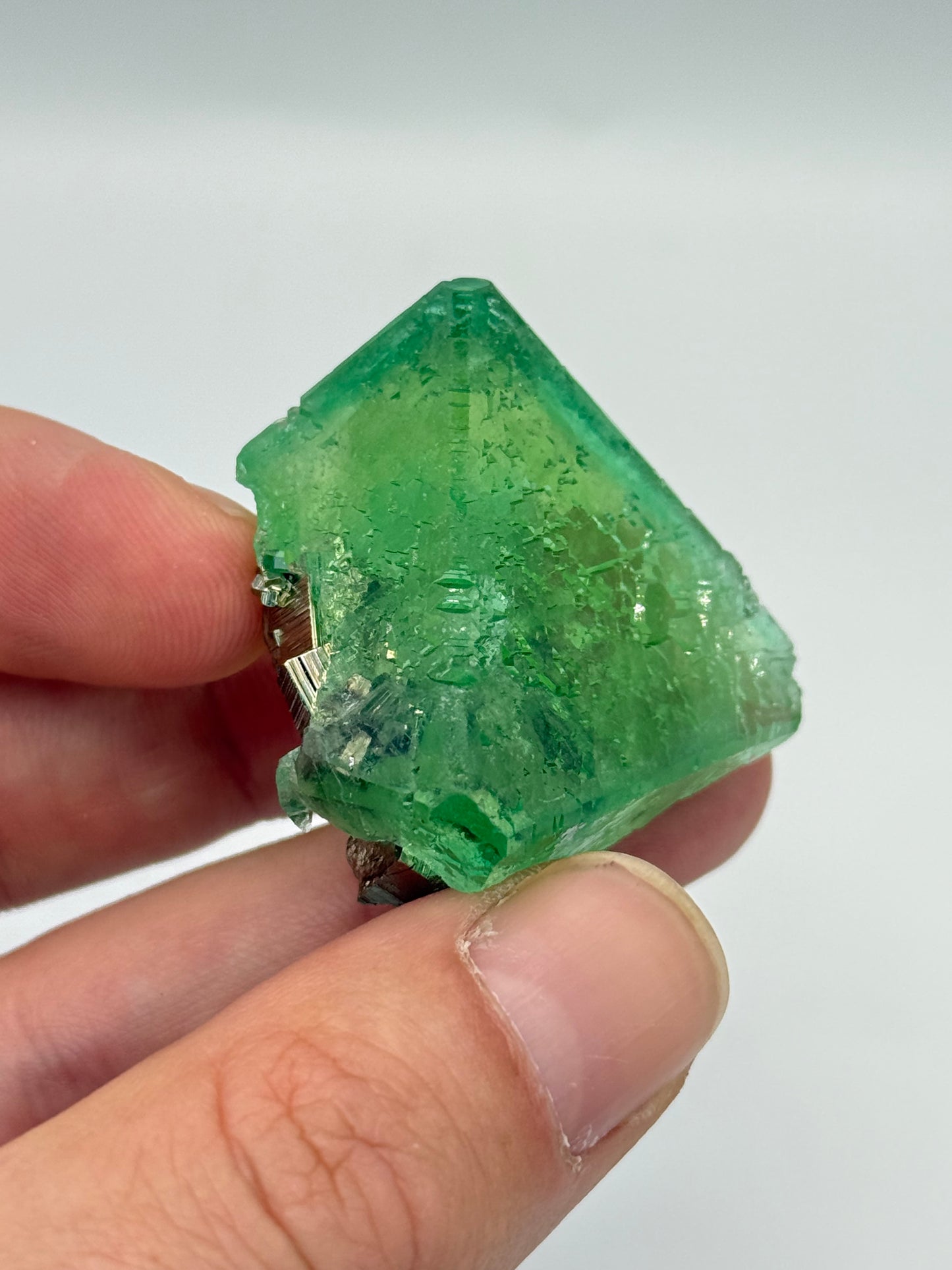 Fluorite, Milpo mine, Atacocha, Pasco Prov., Peru