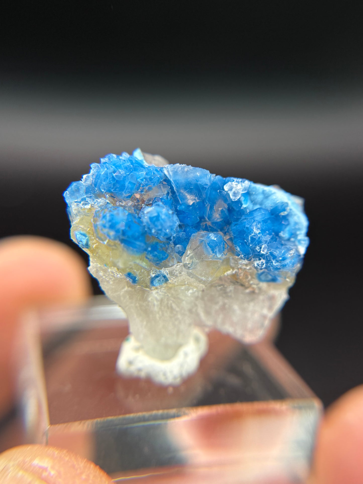 Shattuckite in Quartz, Kunene Region, Namibia