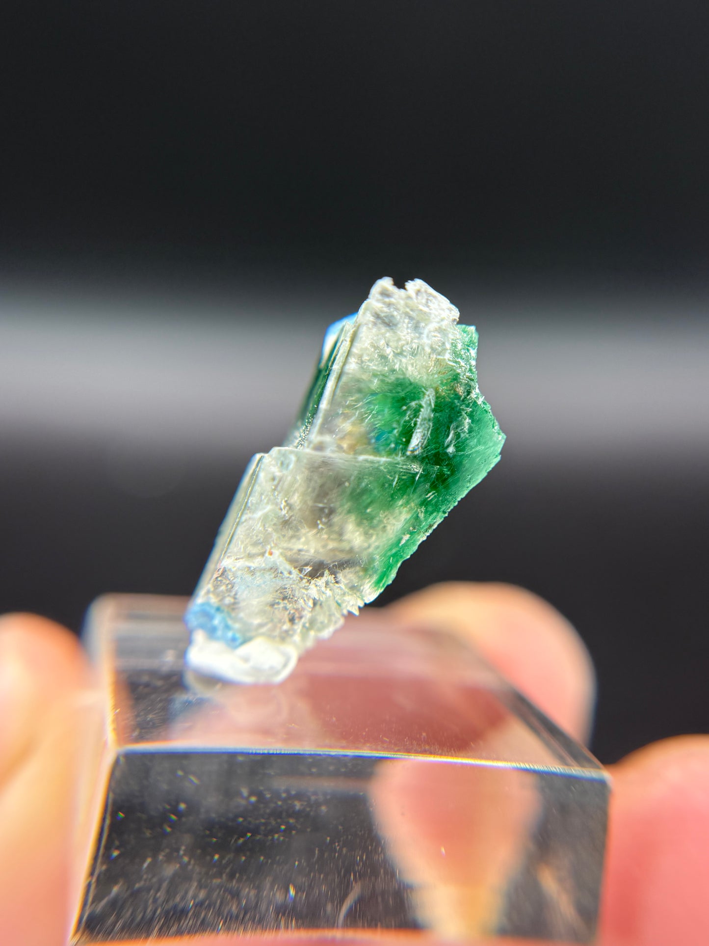 Malachite, Shattuckite and Calcite, Kunene Region, Namibia