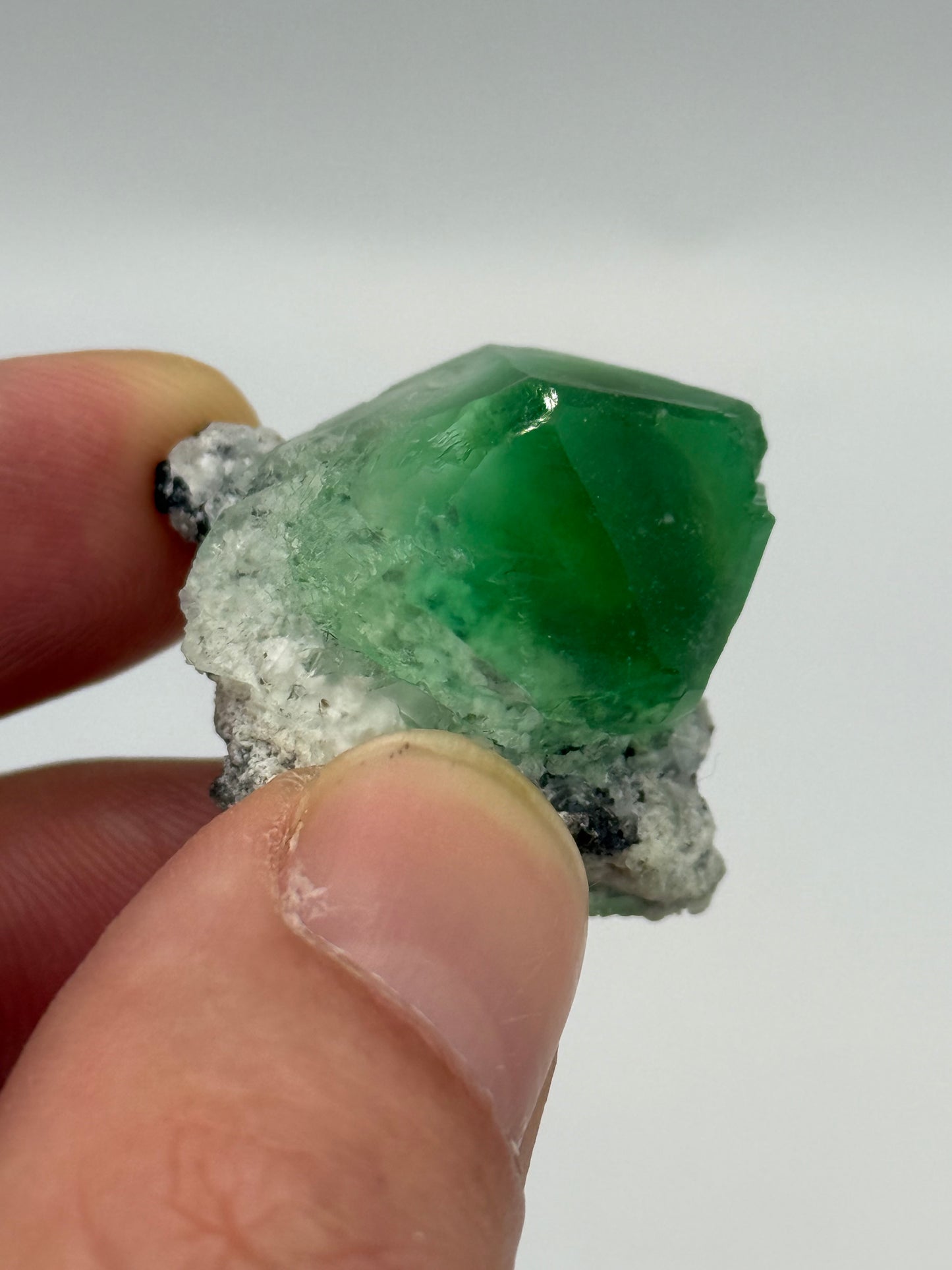 Fluorite, Milpo mine, Atacocha, Pasco Prov., Peru