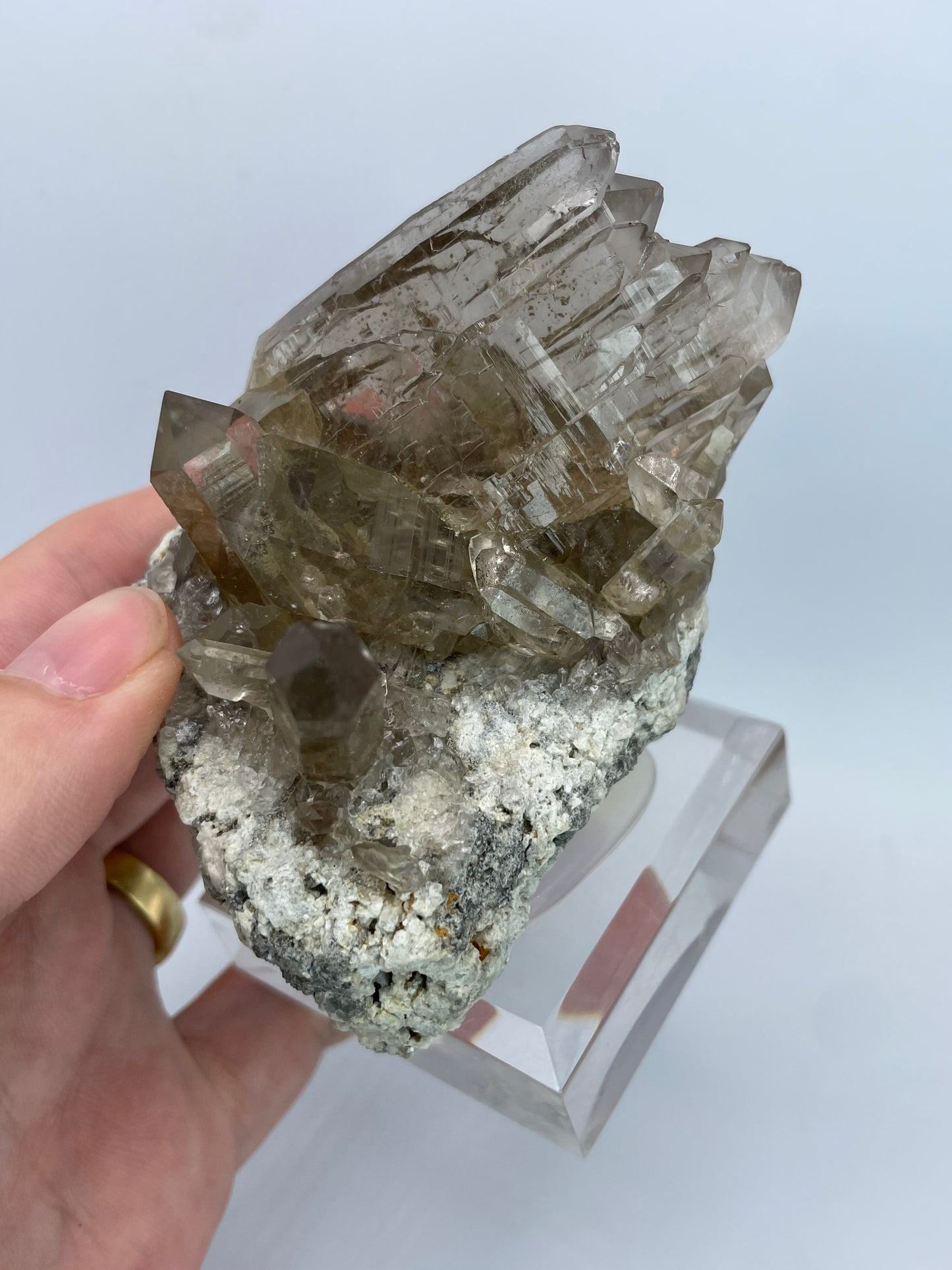 Gwindel Quartz, Marmotta Cleft, Grimsel, Bernese Alps, Switzerland