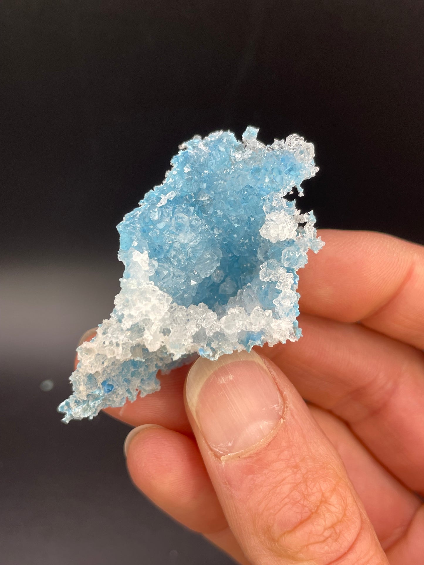 Shattuckite in Quartz, Kunene Region, Namibia