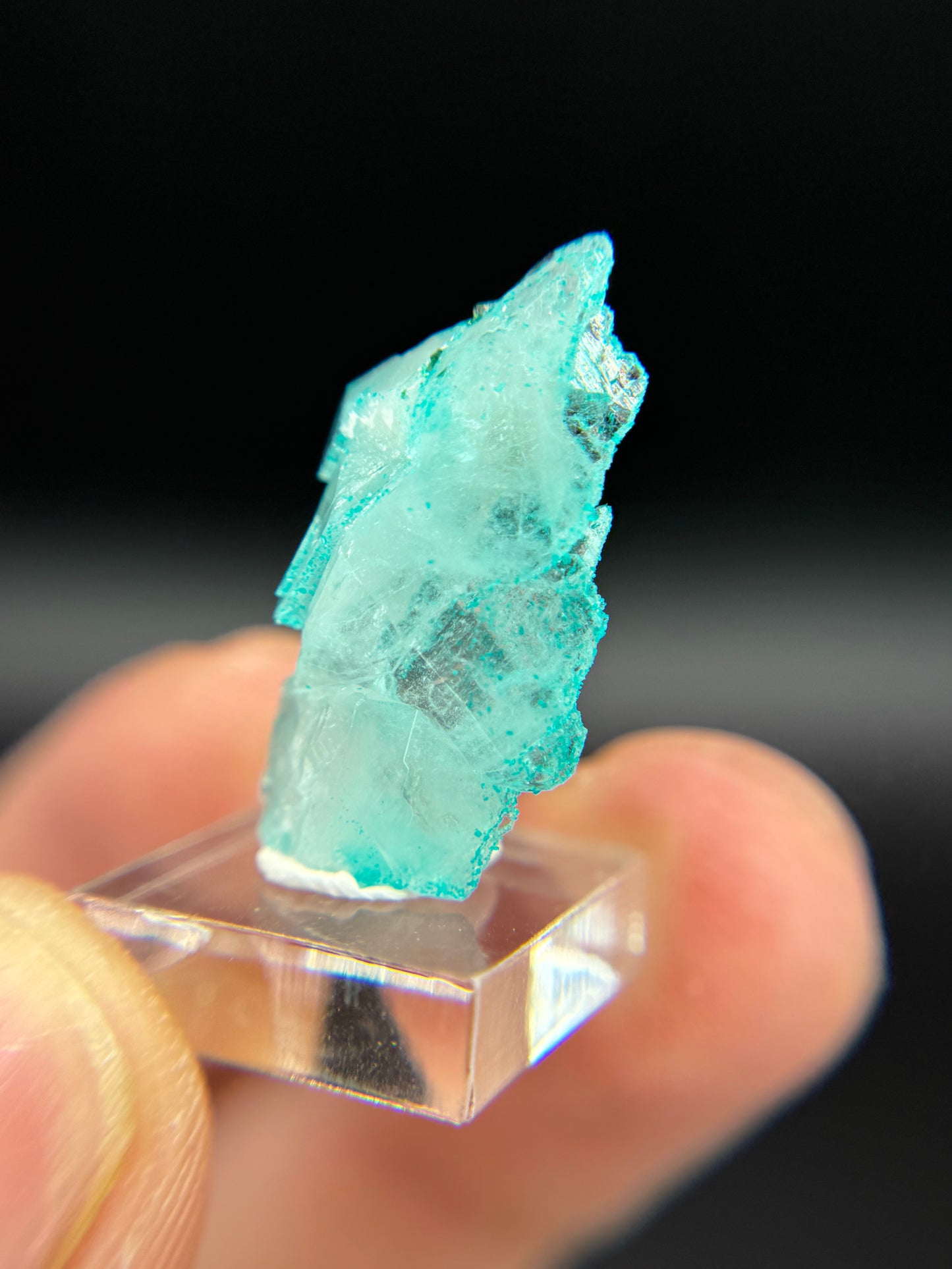Dioptase and Quartz, Kunene Region, Namibia