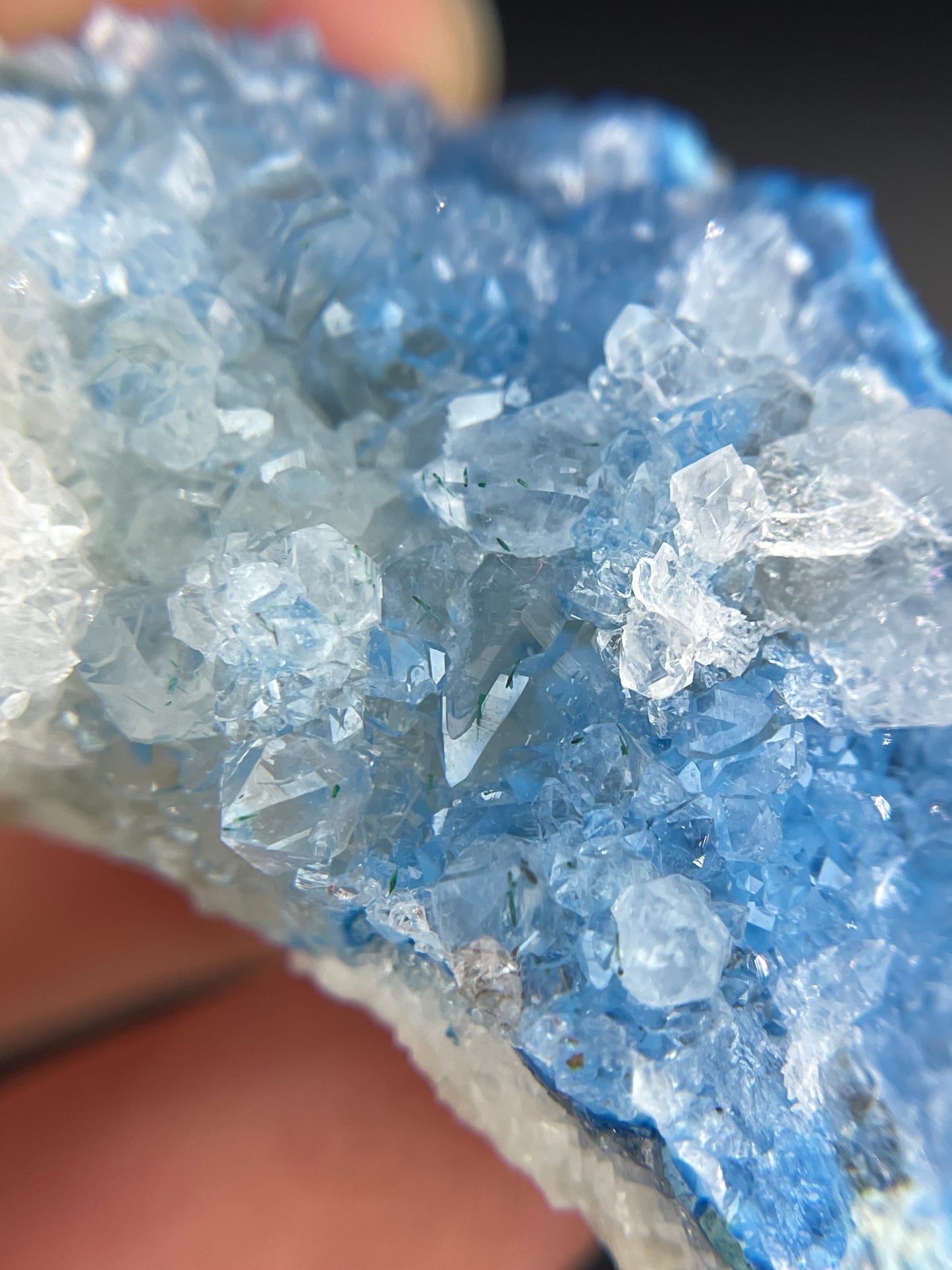 Shattuckite in Quartz, Kunene Region, Namibia