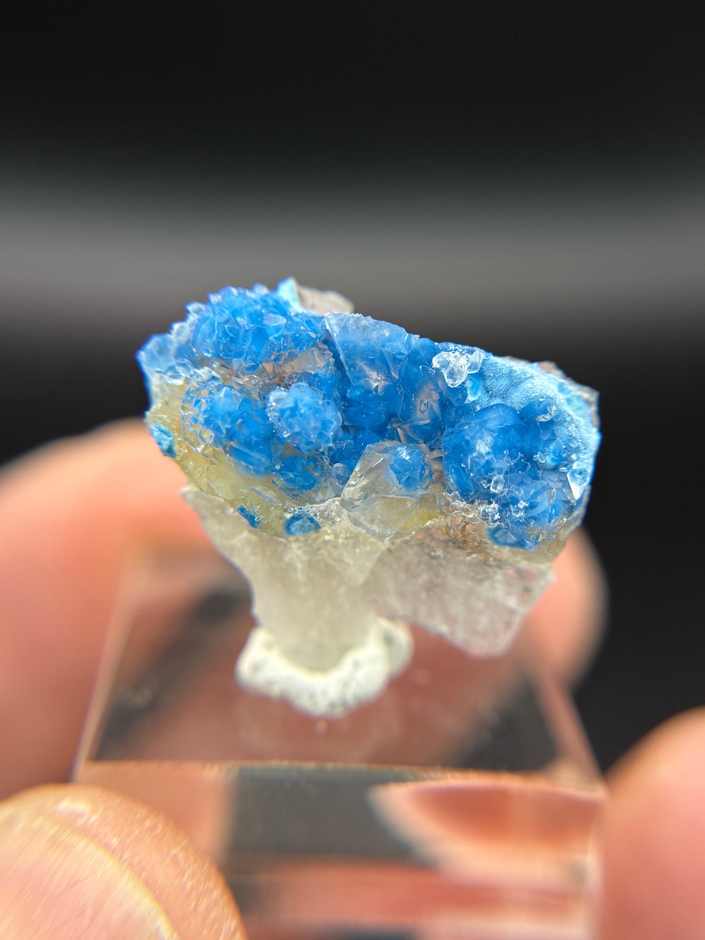 Shattuckite in Quartz, Kunene Region, Namibia