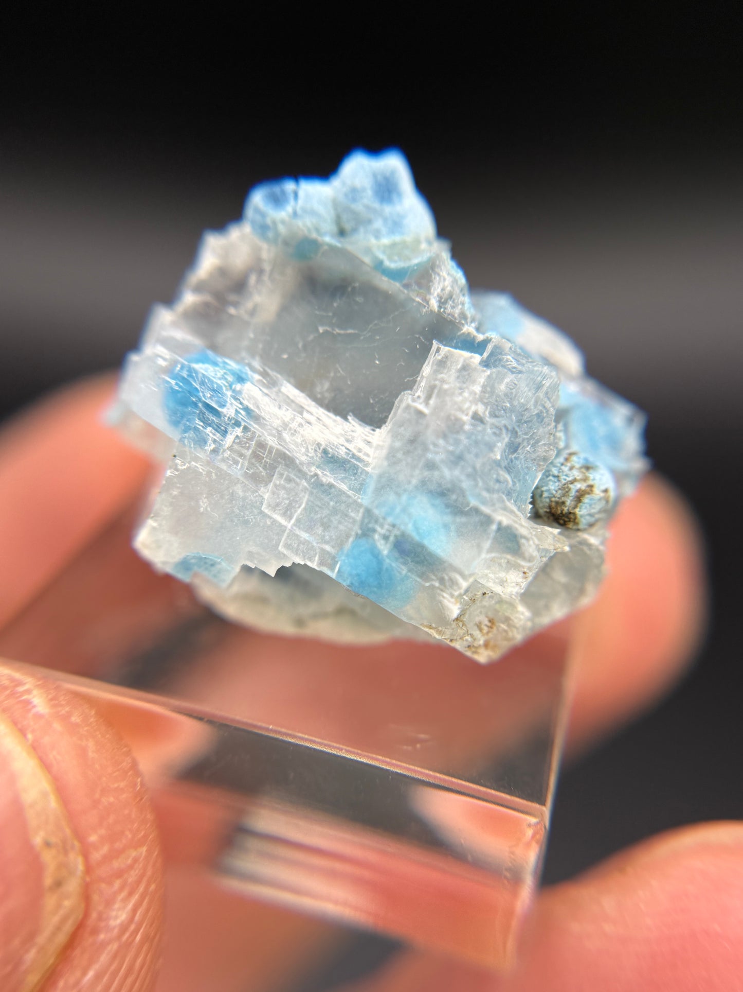 Shattuckite and Calcite, Kunene Region, Namibia