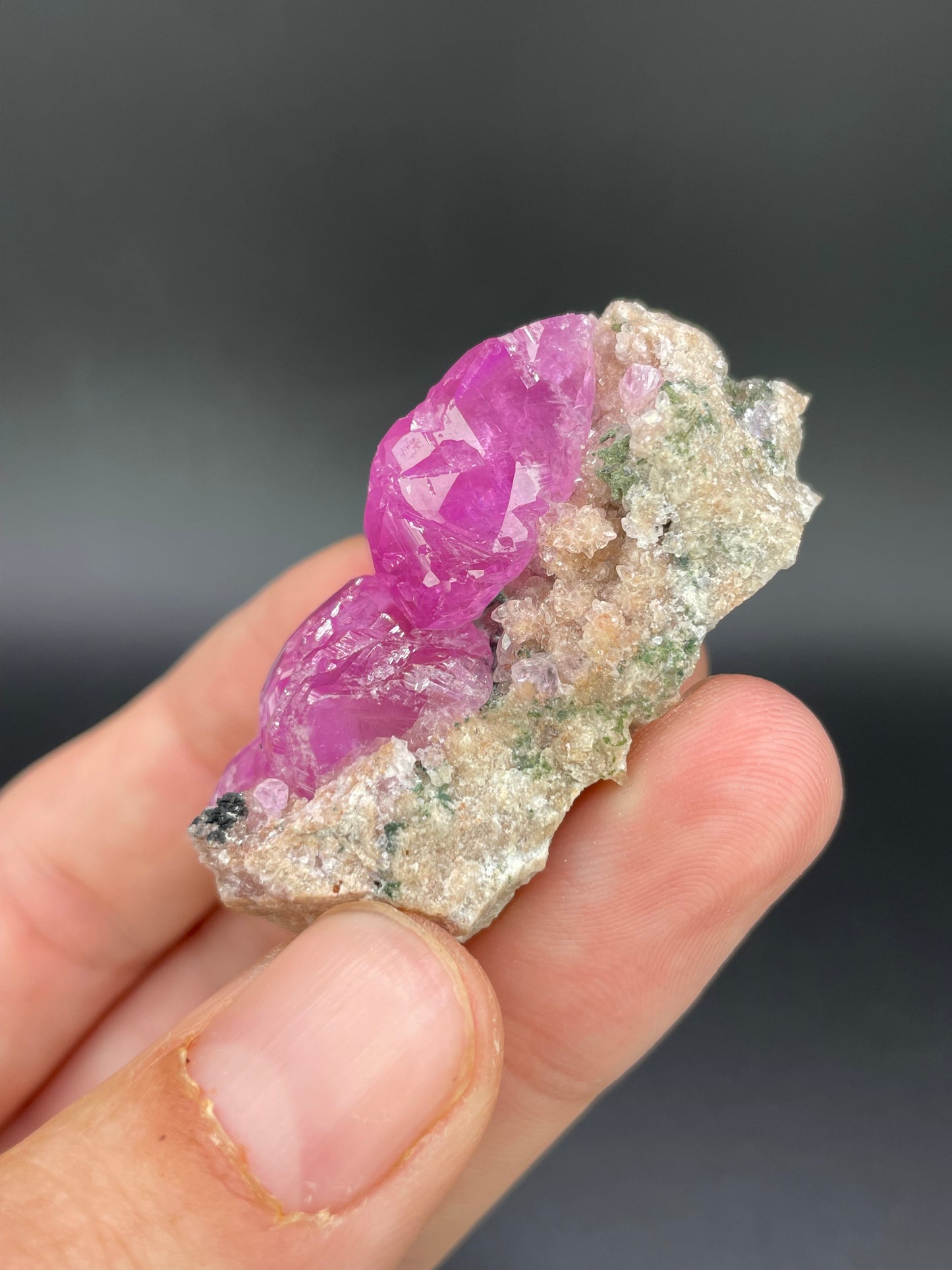 Cobaltoan Calcite with Kolwezite, Kolwezi, Lualaba Province, Democratic Republic of Congo