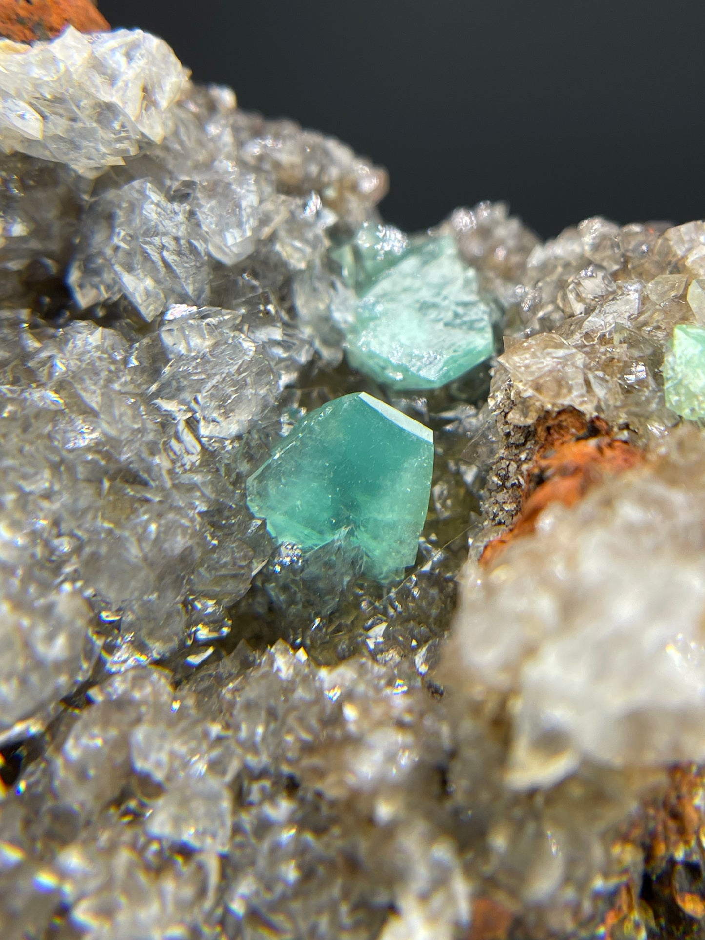 Cuprian Adamite, Ojuela Mine, Mapimi, Durango, Mexico