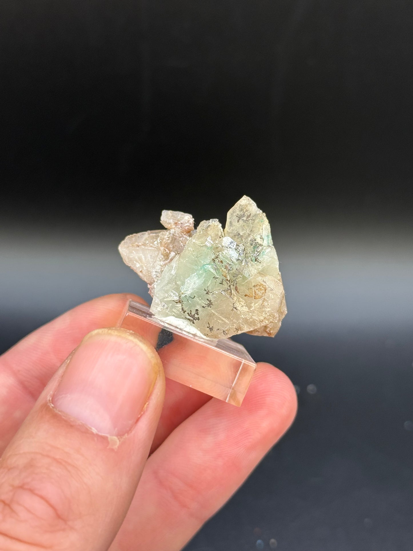 Dioptase and Quartz, Kunene Region, Namibia